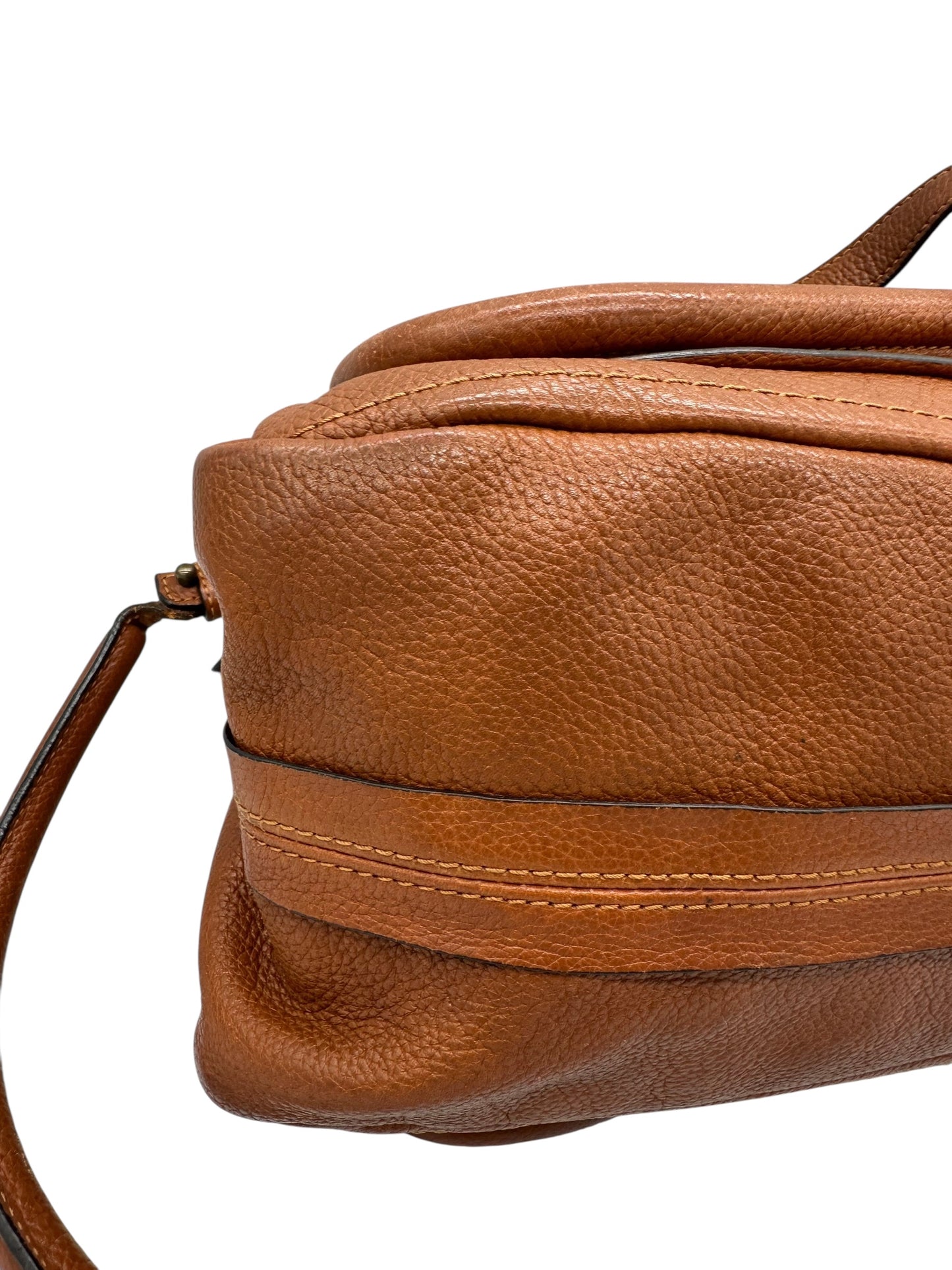 Vintage Chloé Paraty Shoulder Bag in Brown Leather