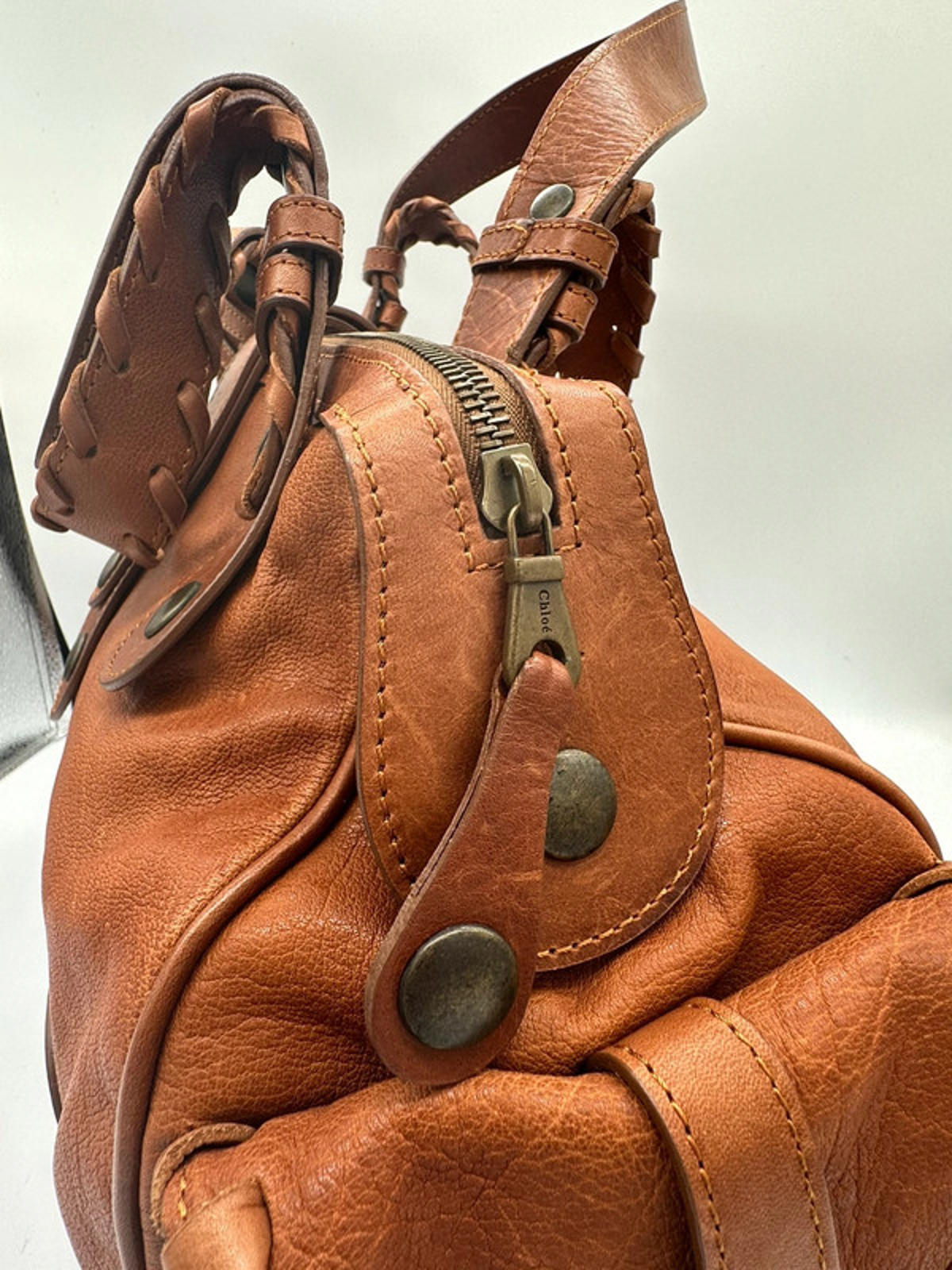 Vintage Chloé Silverado Y2K Rare Brown Leather Handbag