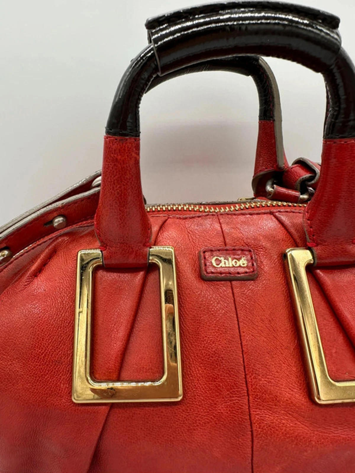Vintage Chloé Red Mini Ethel Bag with Two Way Strap