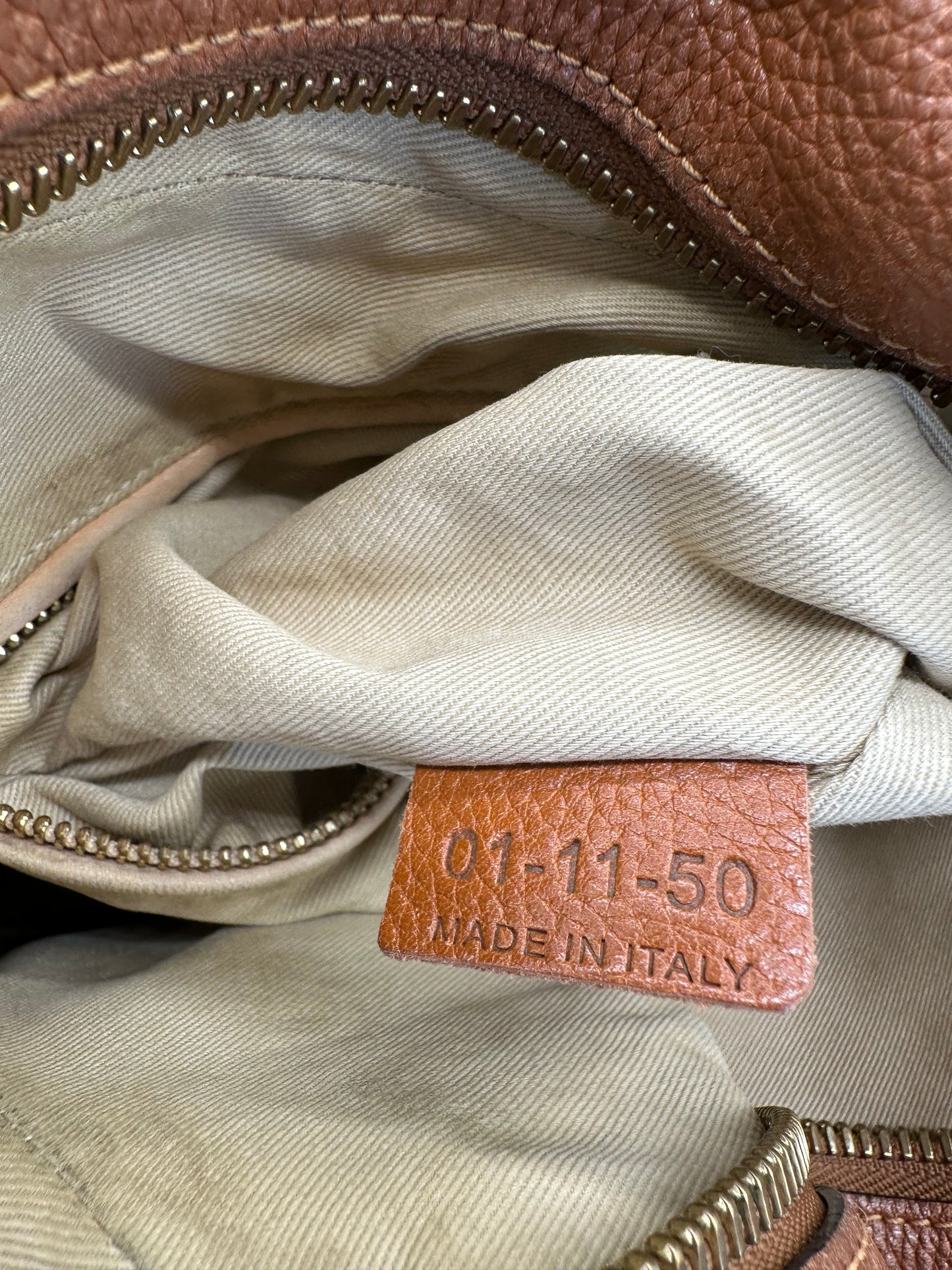 Vintage Chloé Paraty Shoulder Bag in Brown Leather