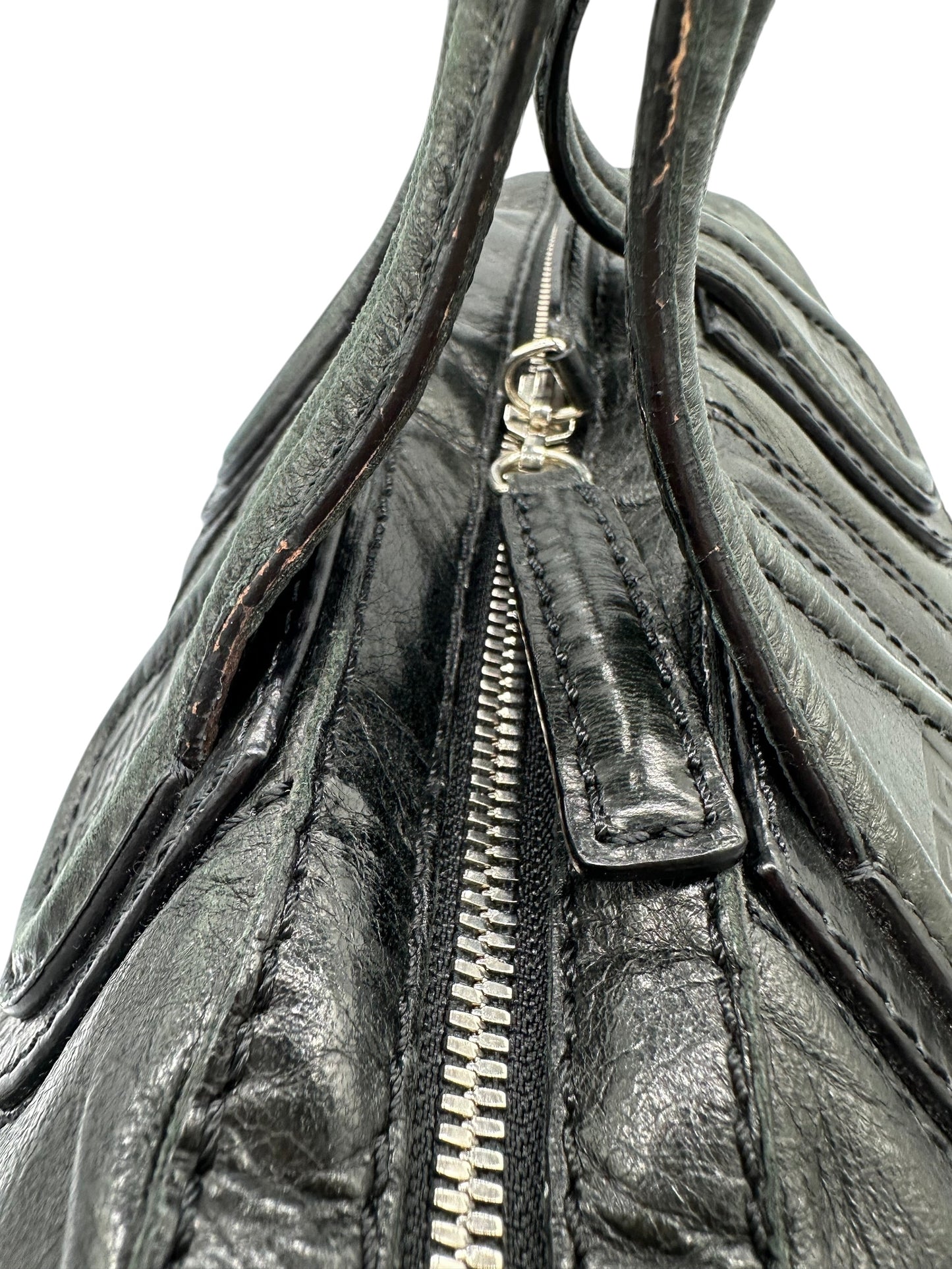 Vintage Givenchy Black Leather Nightingale Handbag - Thanks it's Vintage