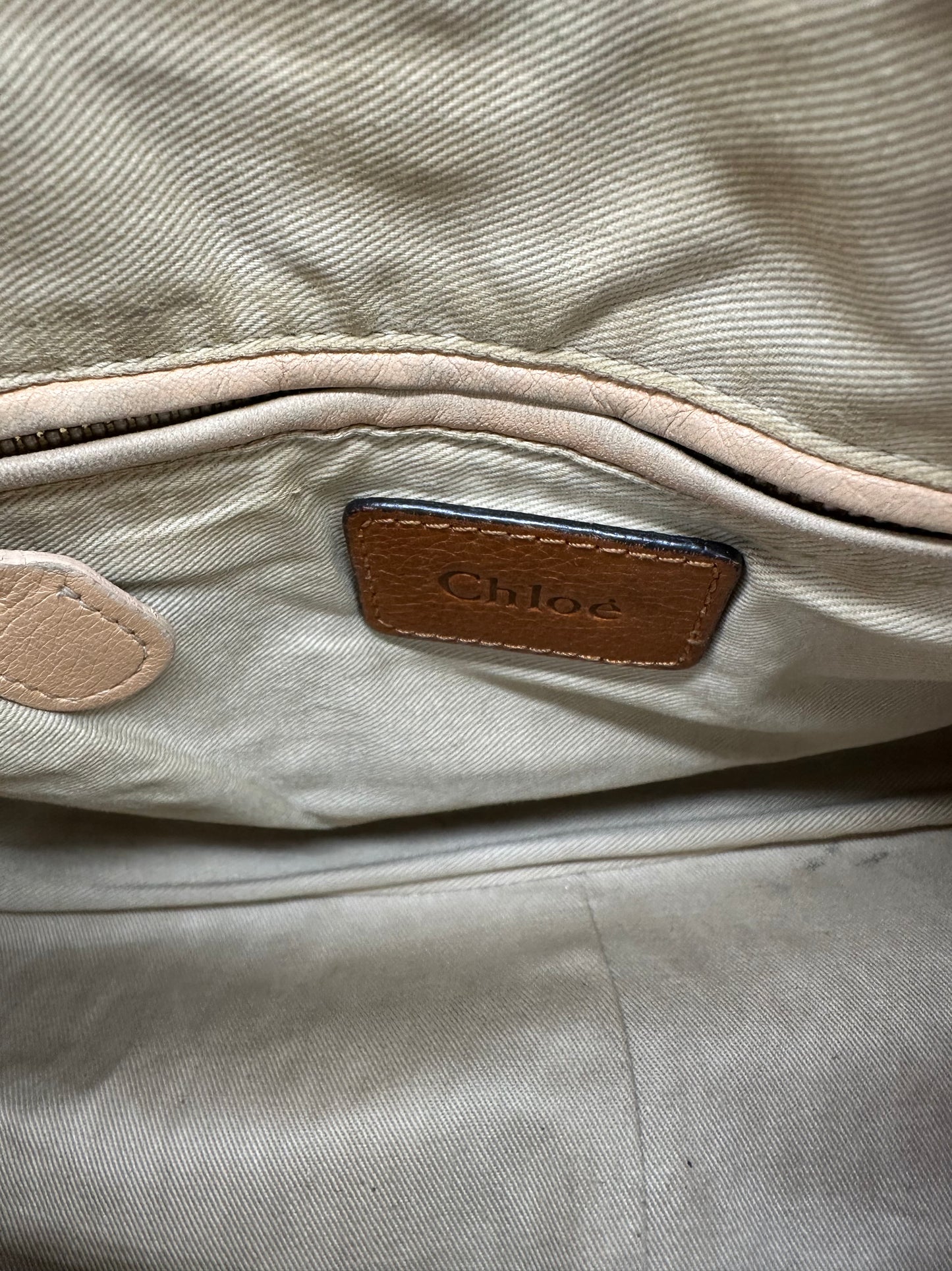 Vintage Chloé Paraty Shoulder Bag in Brown Leather