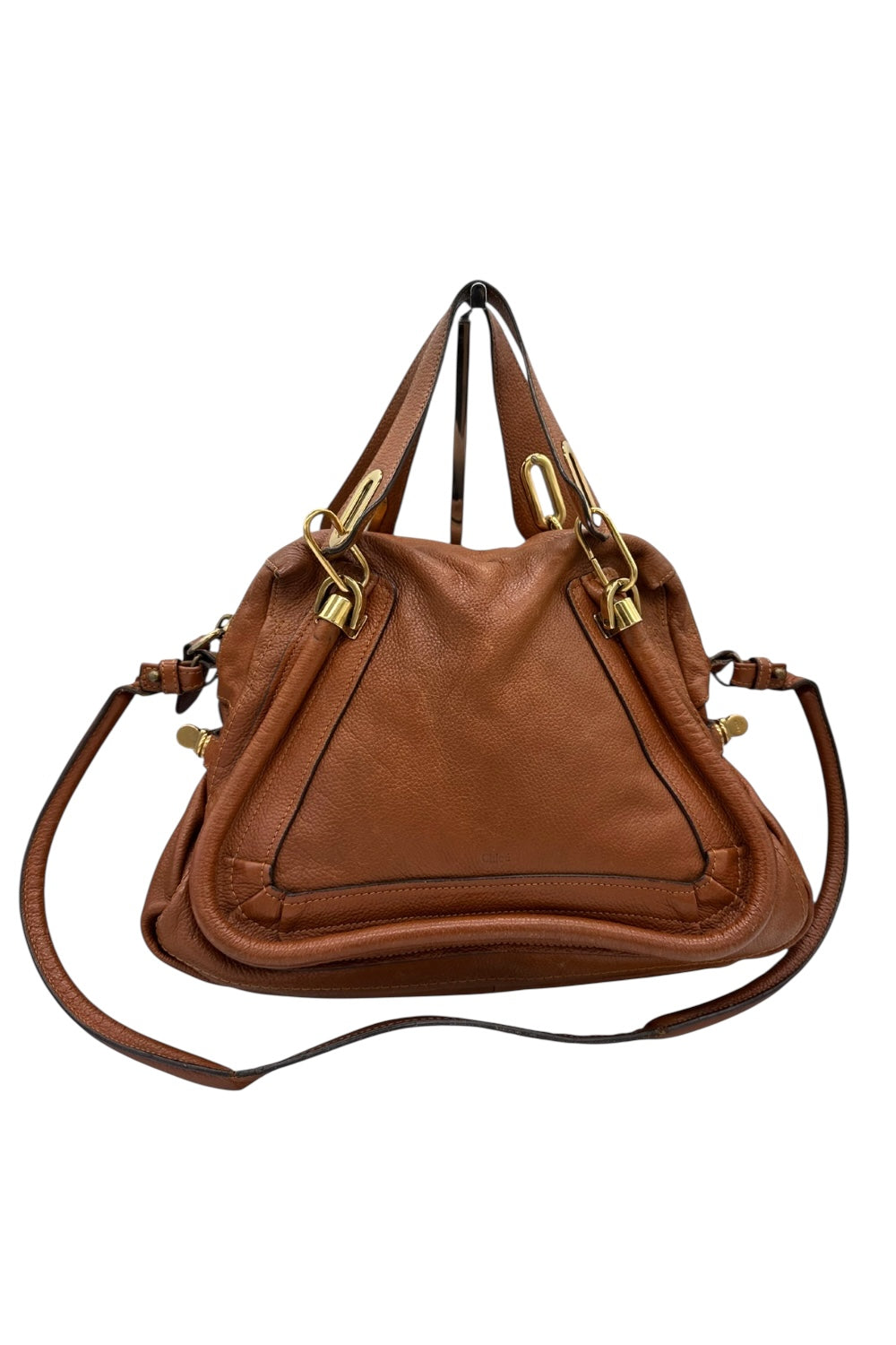 Vintage Chloé Paraty Shoulder Bag in Brown Leather