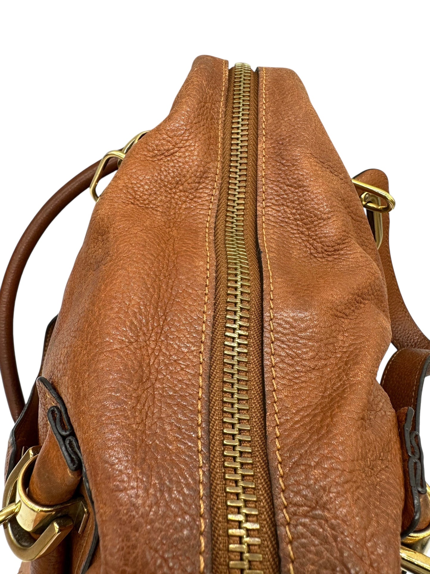 Vintage Chloé Paraty Shoulder Bag in Brown Leather