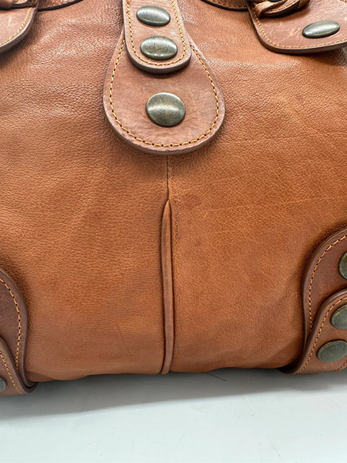 Vintage Chloé Silverado Y2K Rare Brown Leather Handbag