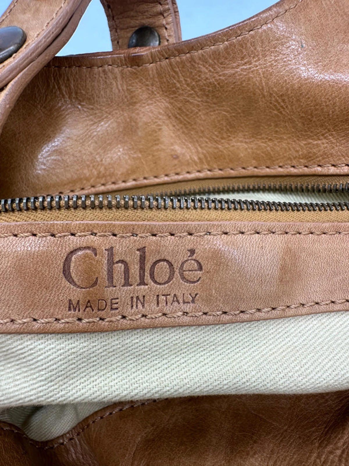Vintage Chloé Mini Size Brown Leather Silverado