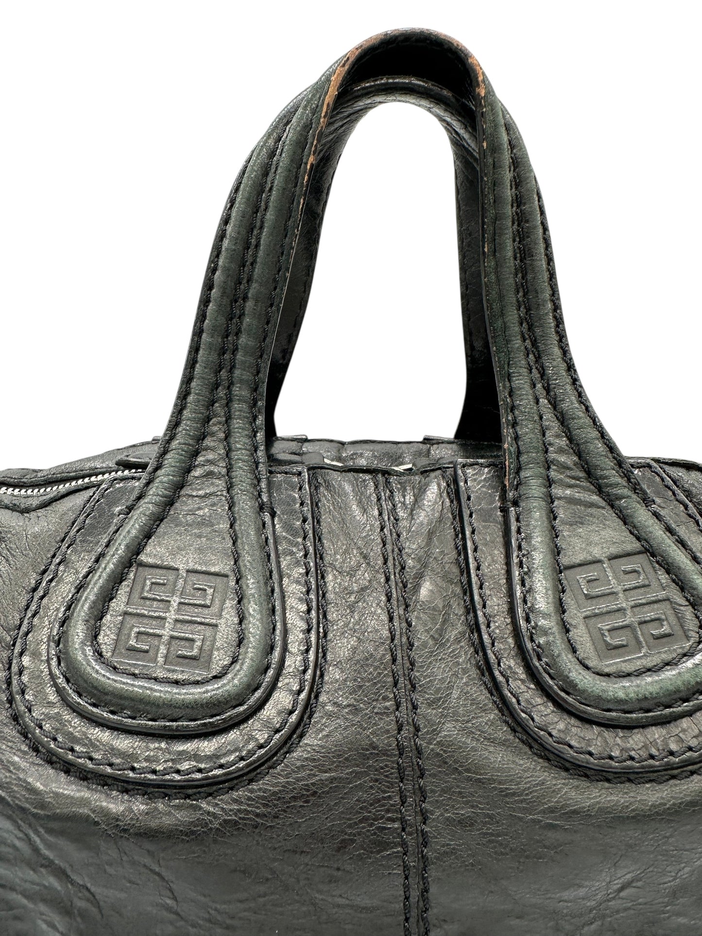 Vintage Givenchy Black Leather Nightingale Handbag - Thanks it's Vintage