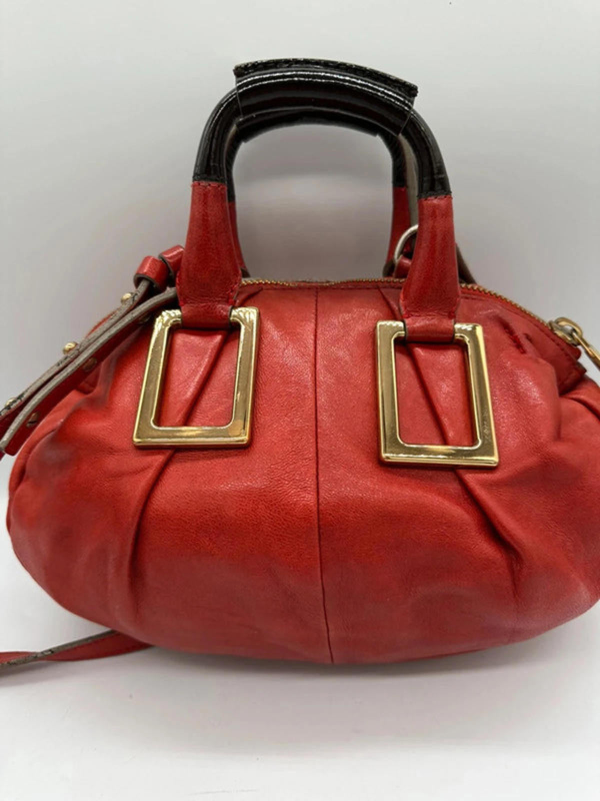 Vintage Chloé Red Mini Ethel Bag with Two Way Strap