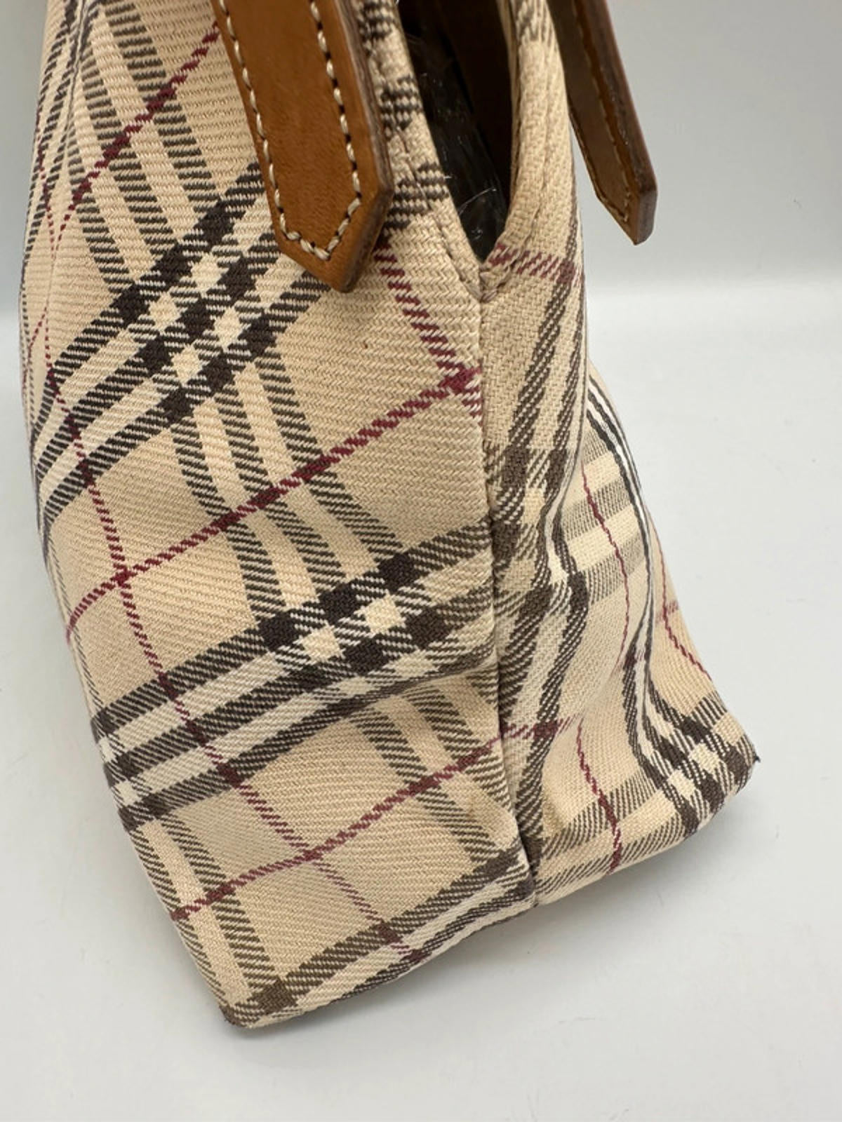 Vintage Blue Label Burberry Nova Check Shoulder Bag