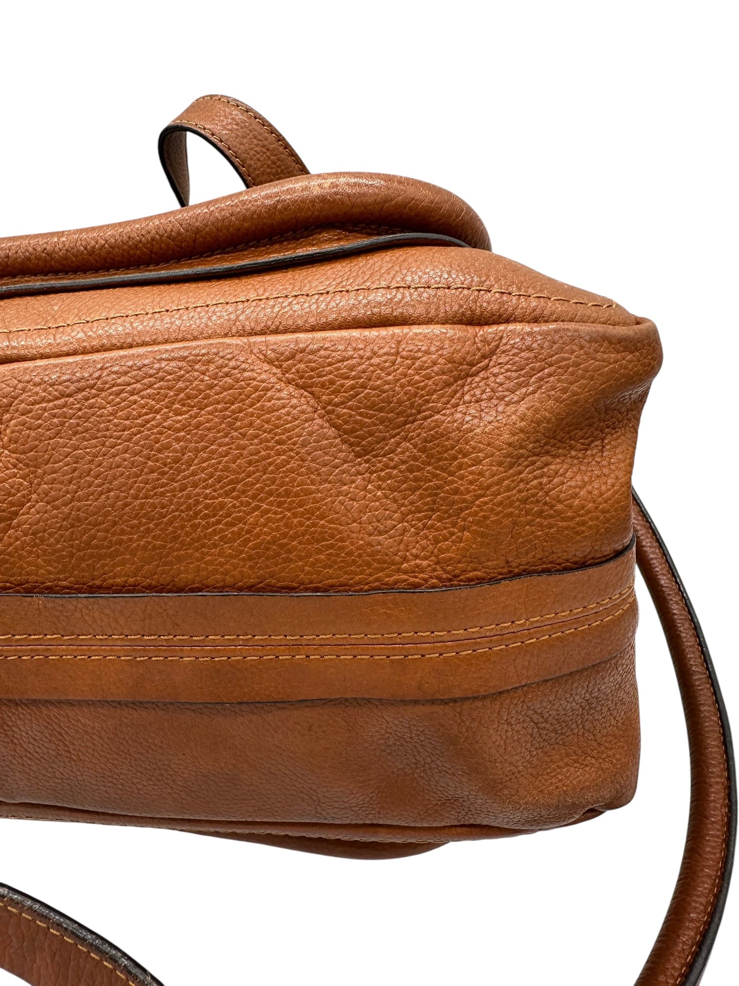 Vintage Chloé Paraty Shoulder Bag in Brown Leather