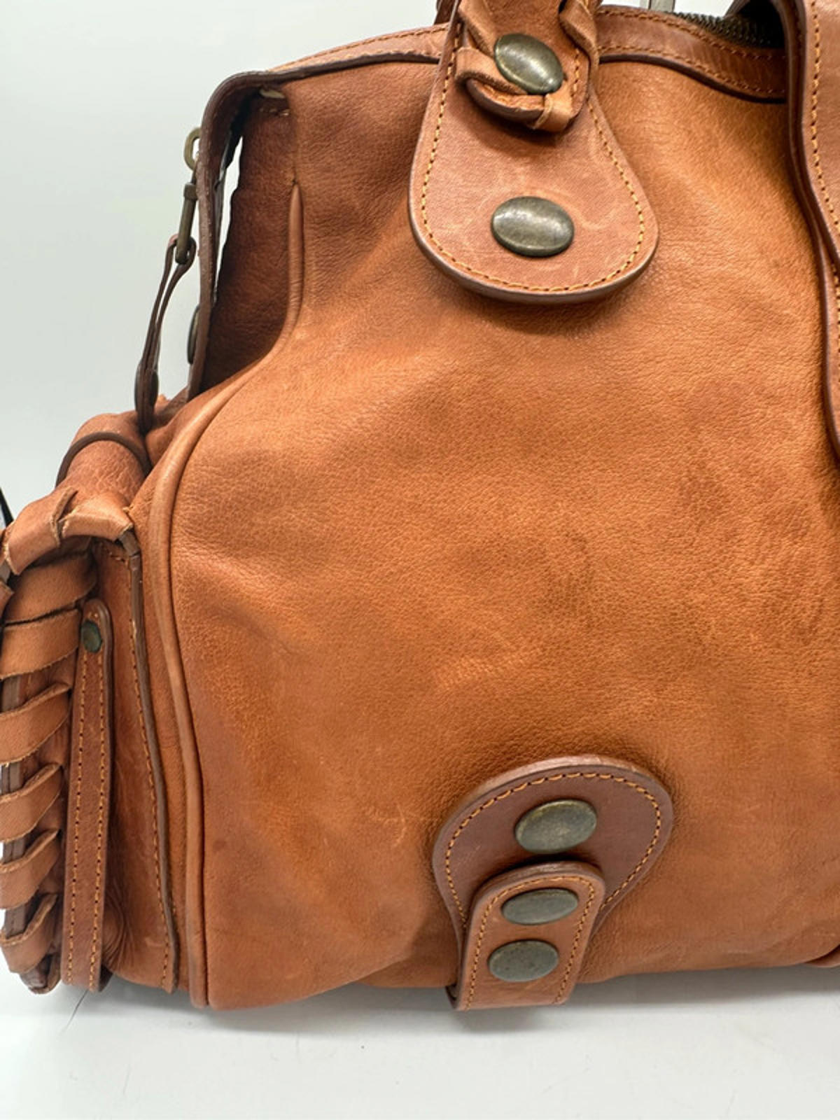 Vintage Chloé Silverado Y2K Rare Brown Leather Handbag
