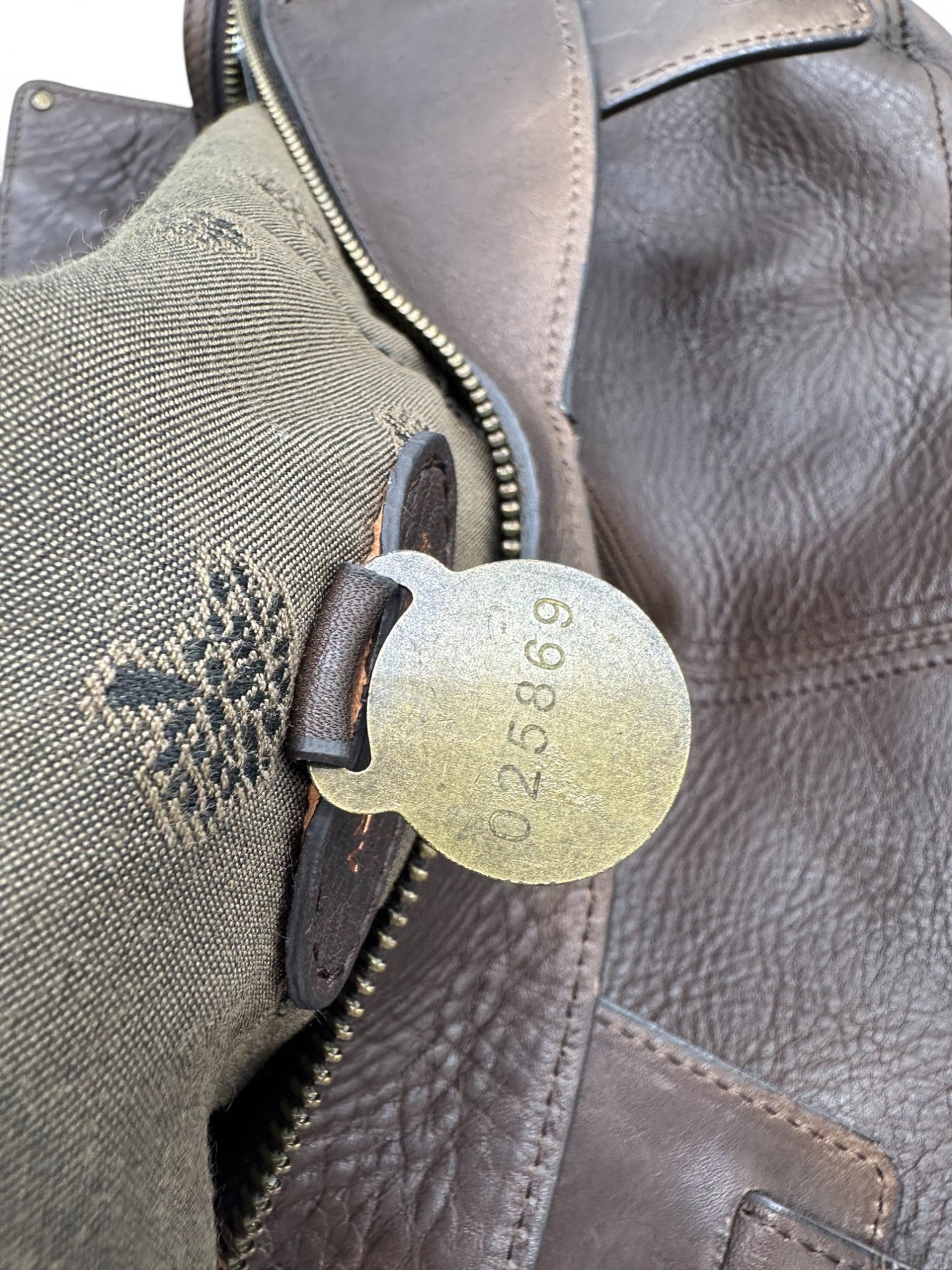 Vintage Mulberry Smithfield Tote Bag in Brown Leather with Brass Turnlock Fastening - Thanks it's Vintage