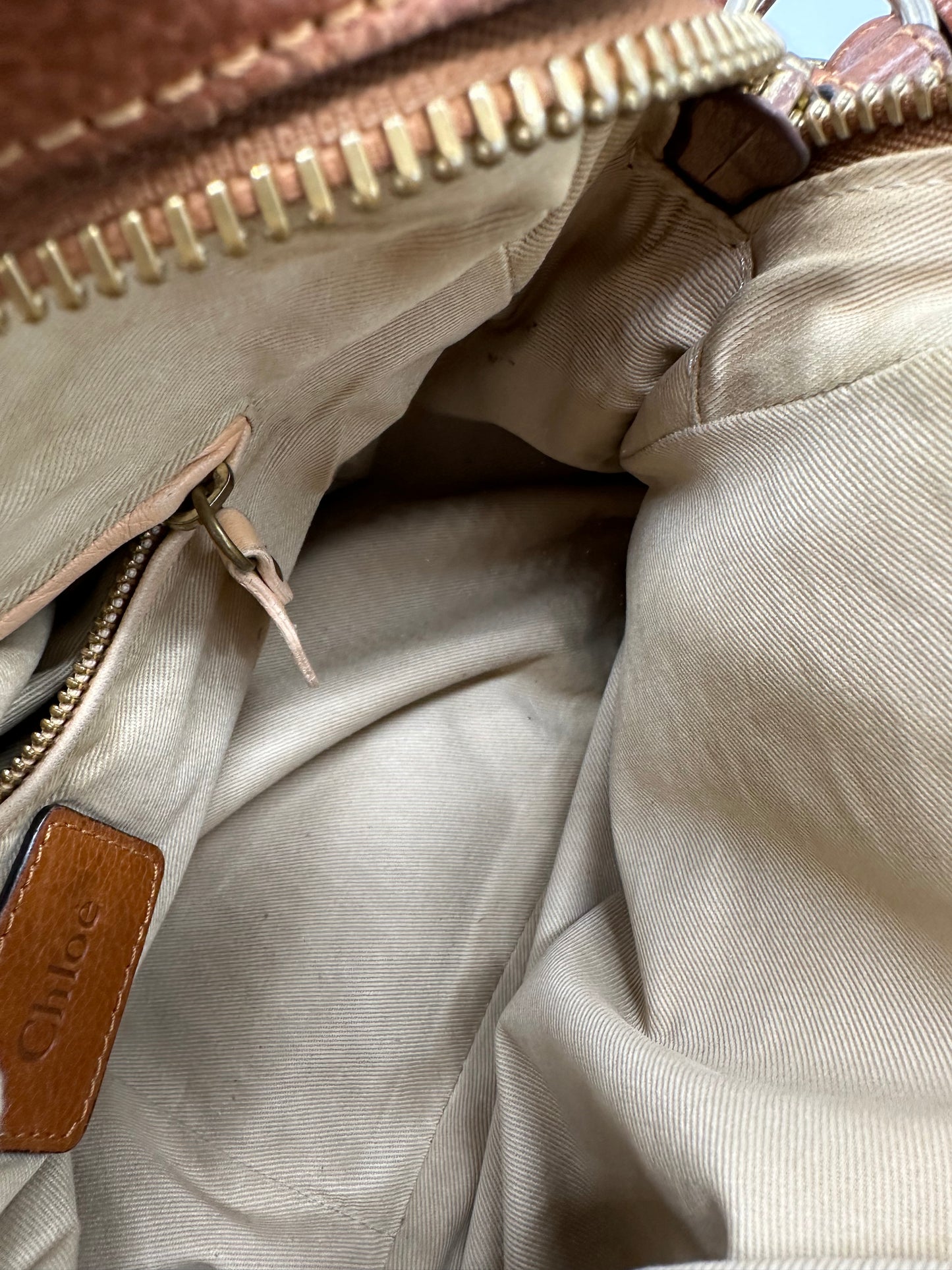 Vintage Chloé Paraty Shoulder Bag in Brown Leather