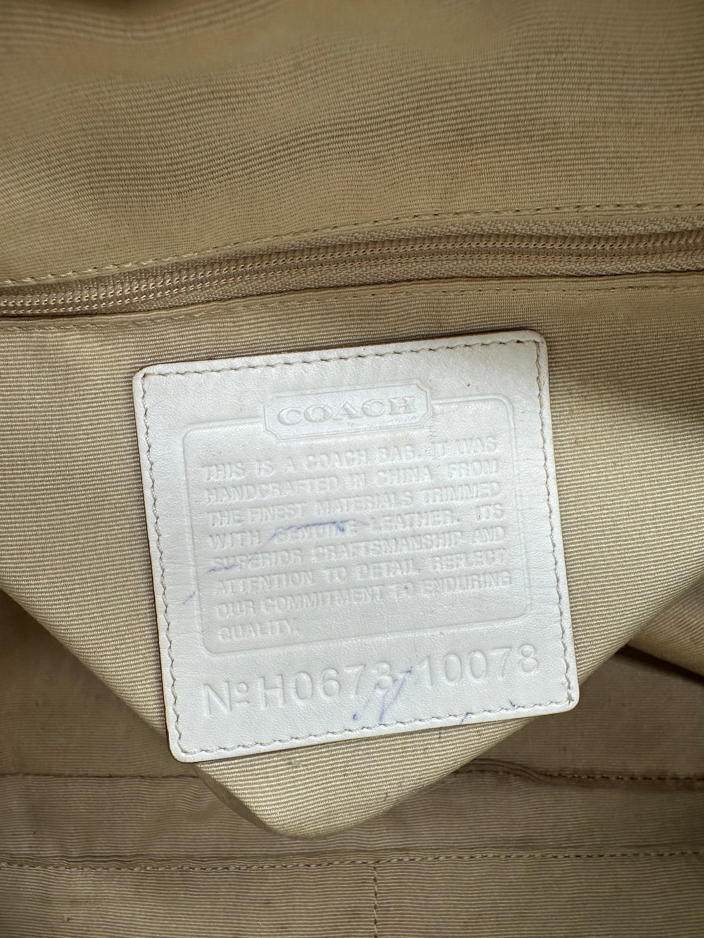 Vintage Coach 10078 Soho Boston Shoulder Bag Monogram Y2K Buckle Detail