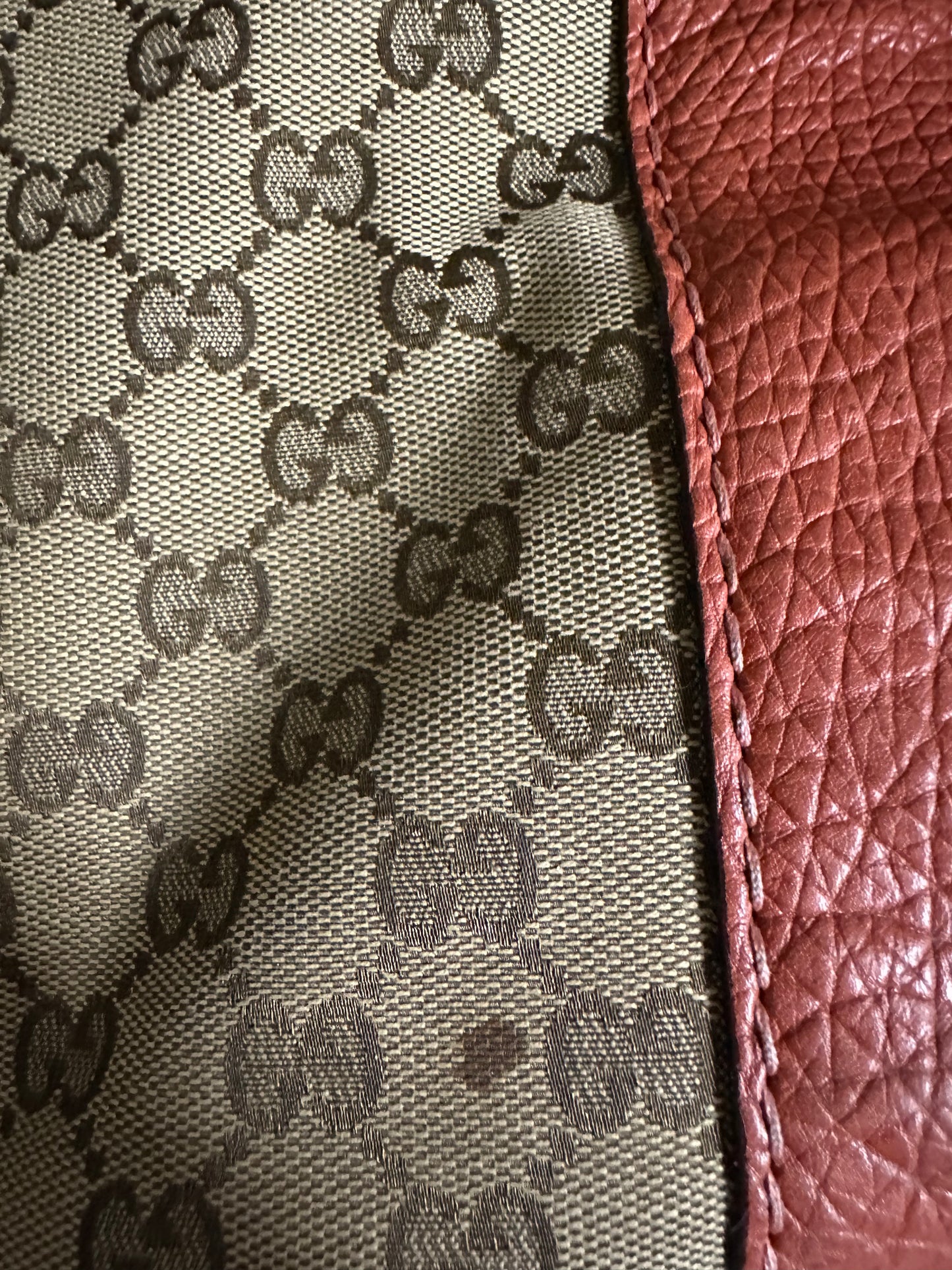 Vintage Gucci Bamboo Tote 232947 Shopper Bag