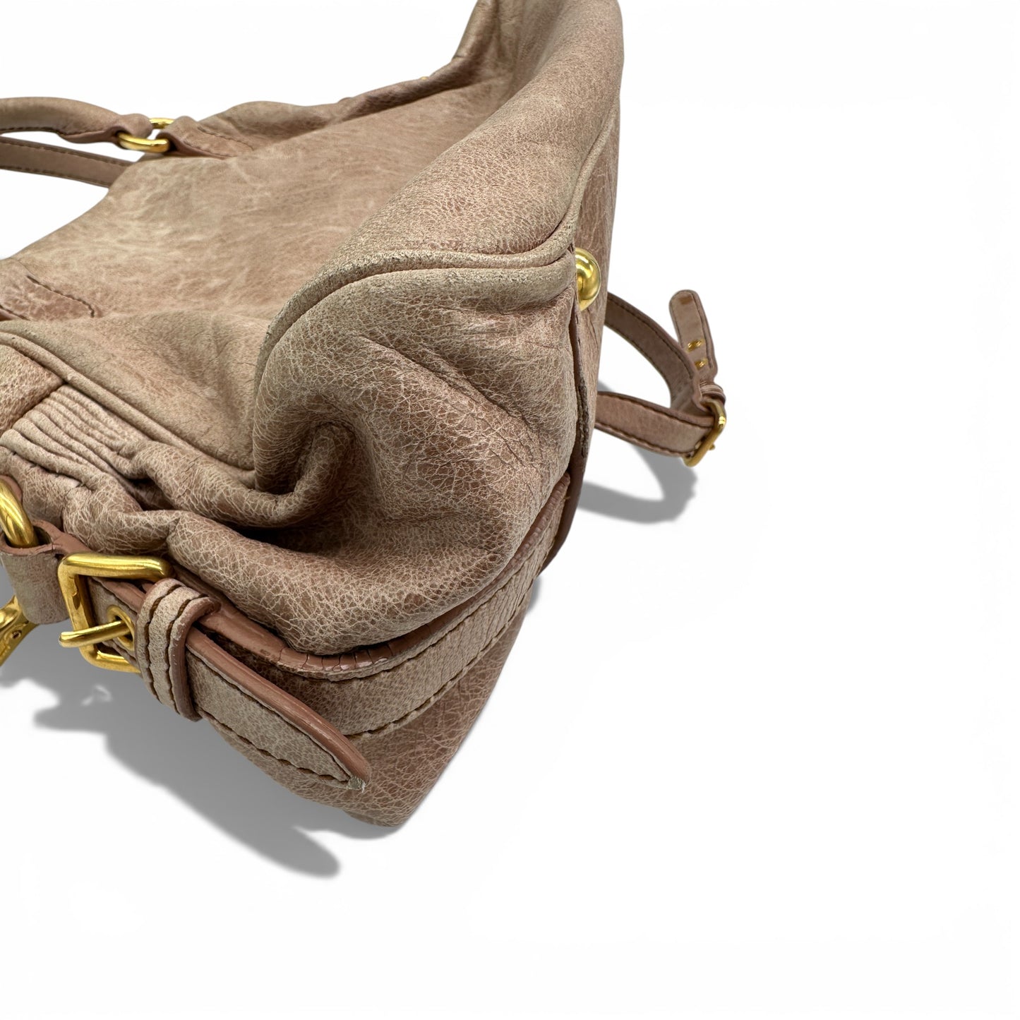 Vintage Miu Miu 2-Way Nappa Leather Handbag