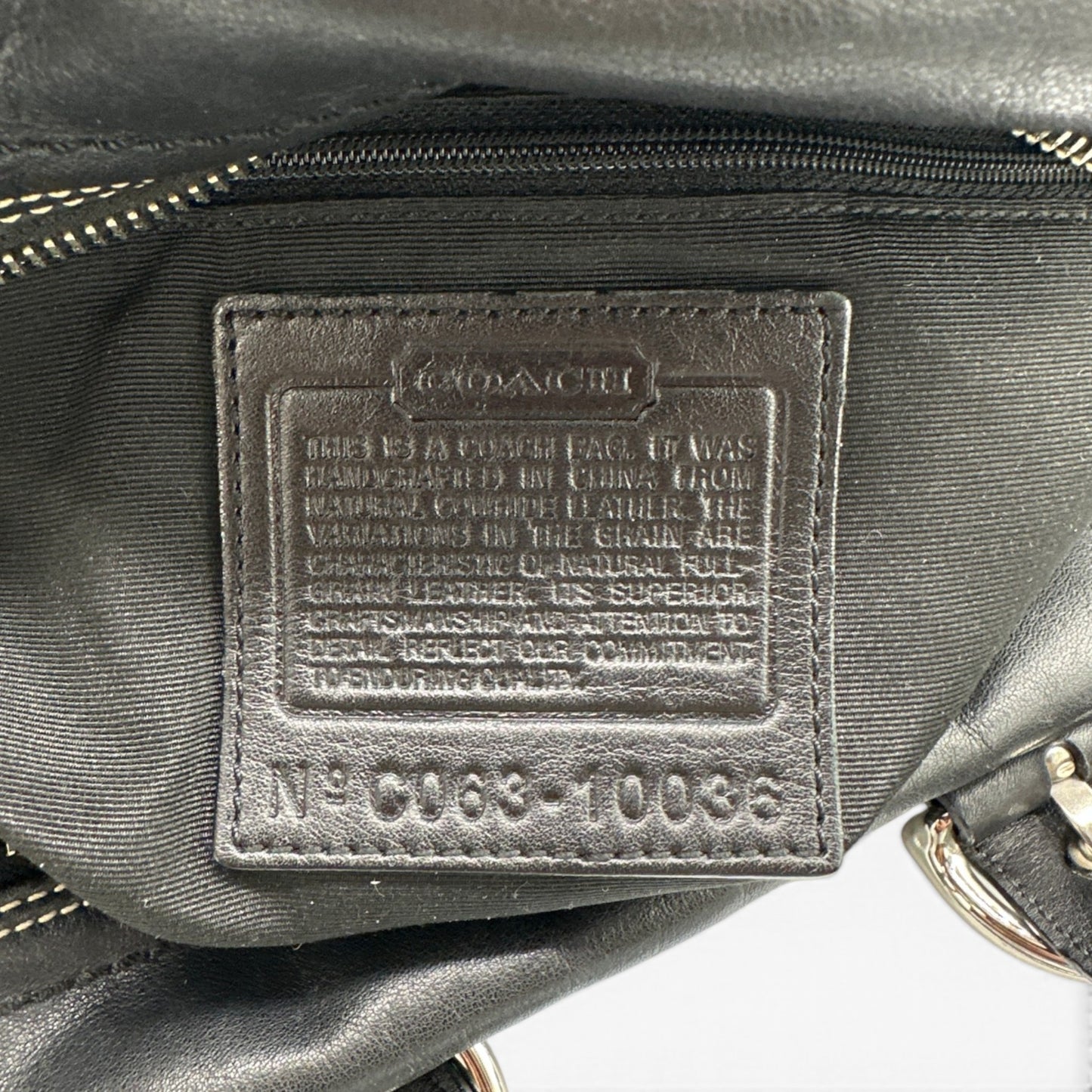 Vintage Coach 10078 Soho Mini Boston Schultertasche