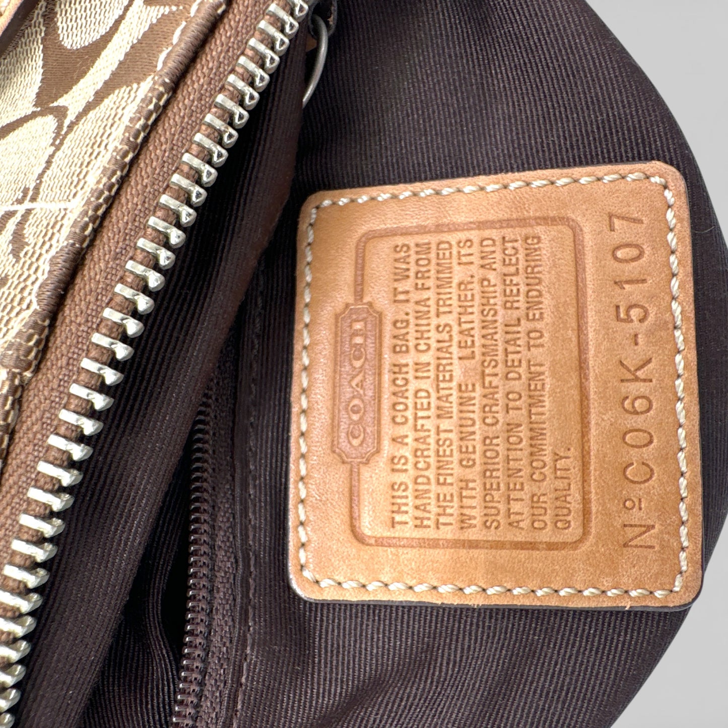 Vintage Coach 5107 Demi Soho Schultertasche