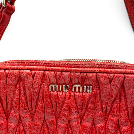 Miu Miu Matelassè Mini Baguette Camera Bag