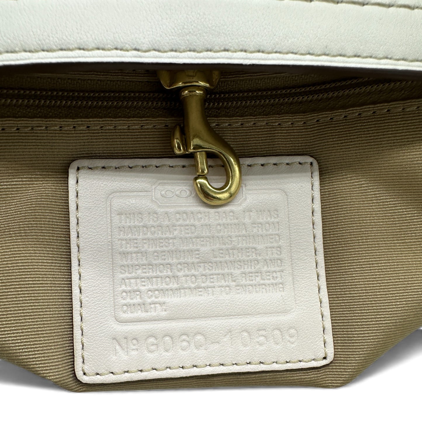 Vintage Coach 10509 Hampton Clip Handtasche