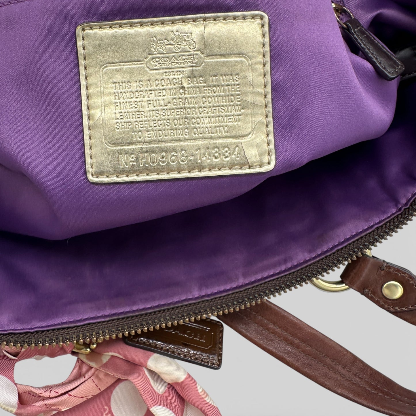 Vintage Coach Ashley 14334 Handtasche