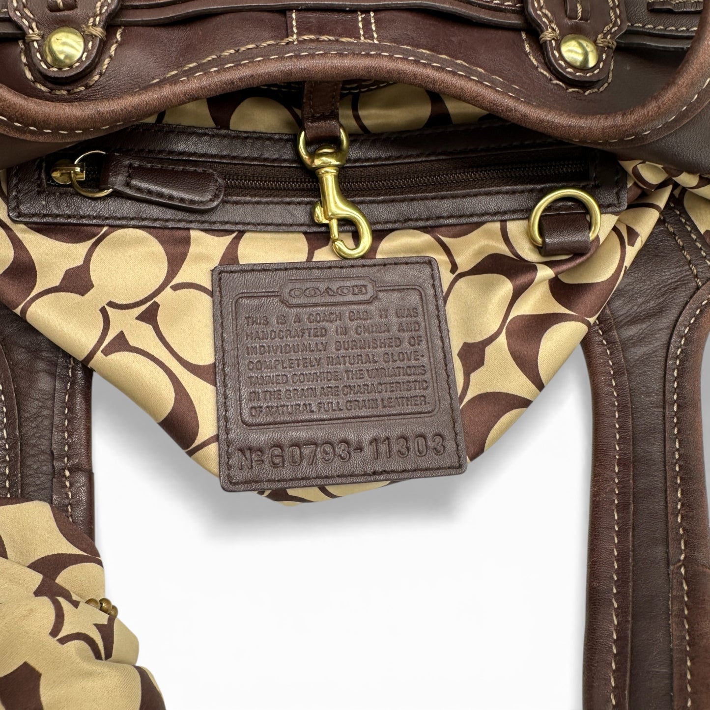 Vintage Coach 11303 Horsebit Ergo Hobo Bag