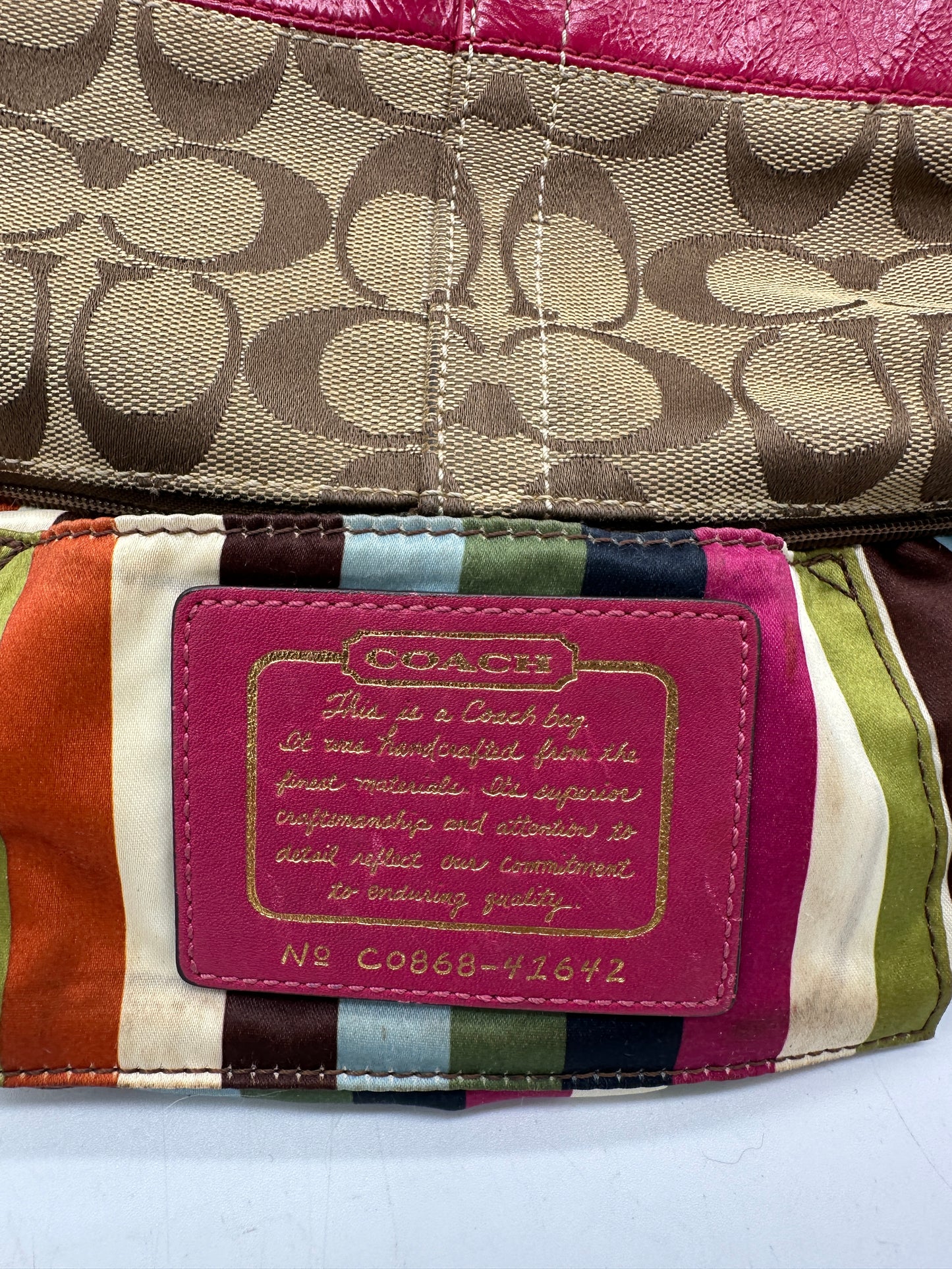 Sac bandoulière mini Coach vintage 41642