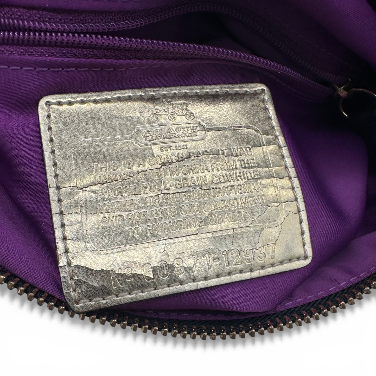 Vintage Coach Ashley Sabrina 2-Wege-Handtasche