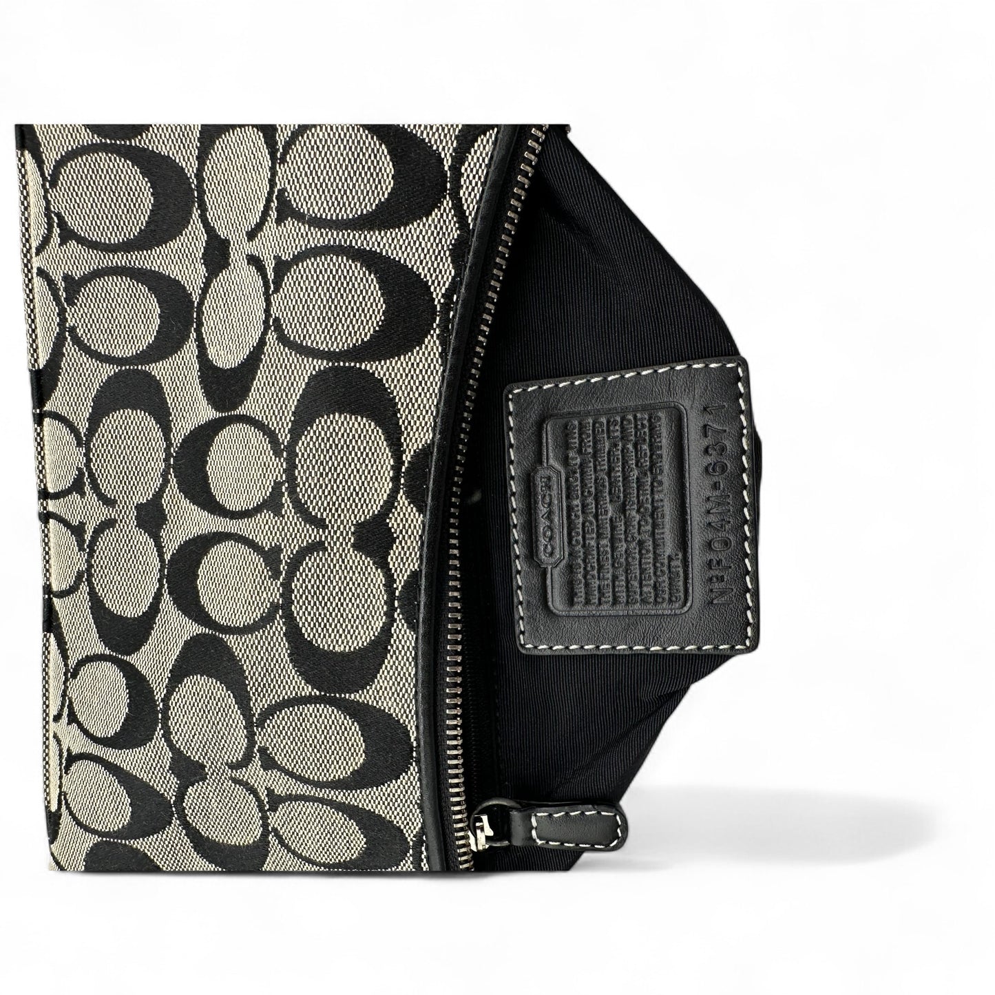 Vintage Coach 6371 East West Baguette Shoulder Bag