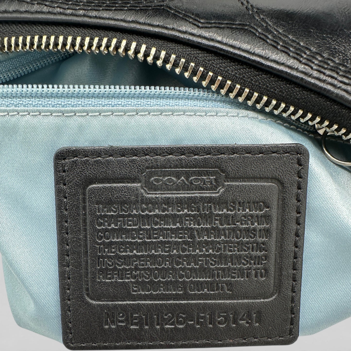 Vintage Coach F15141 Schultertasche