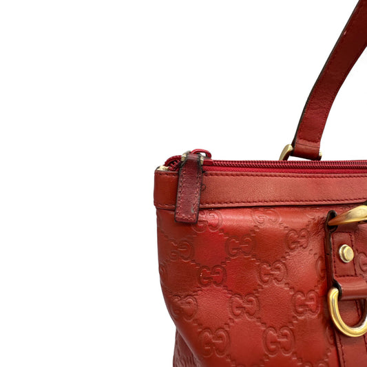 Vintage Gucci Guccissima Abbey Tote Shoulder Bag