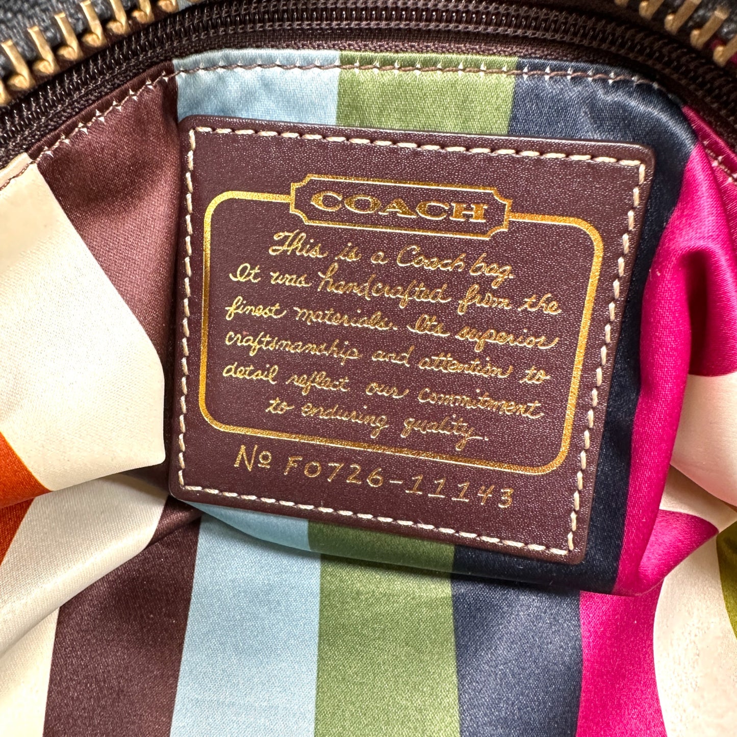 Vintage Coach 11143 Legacy Handbag