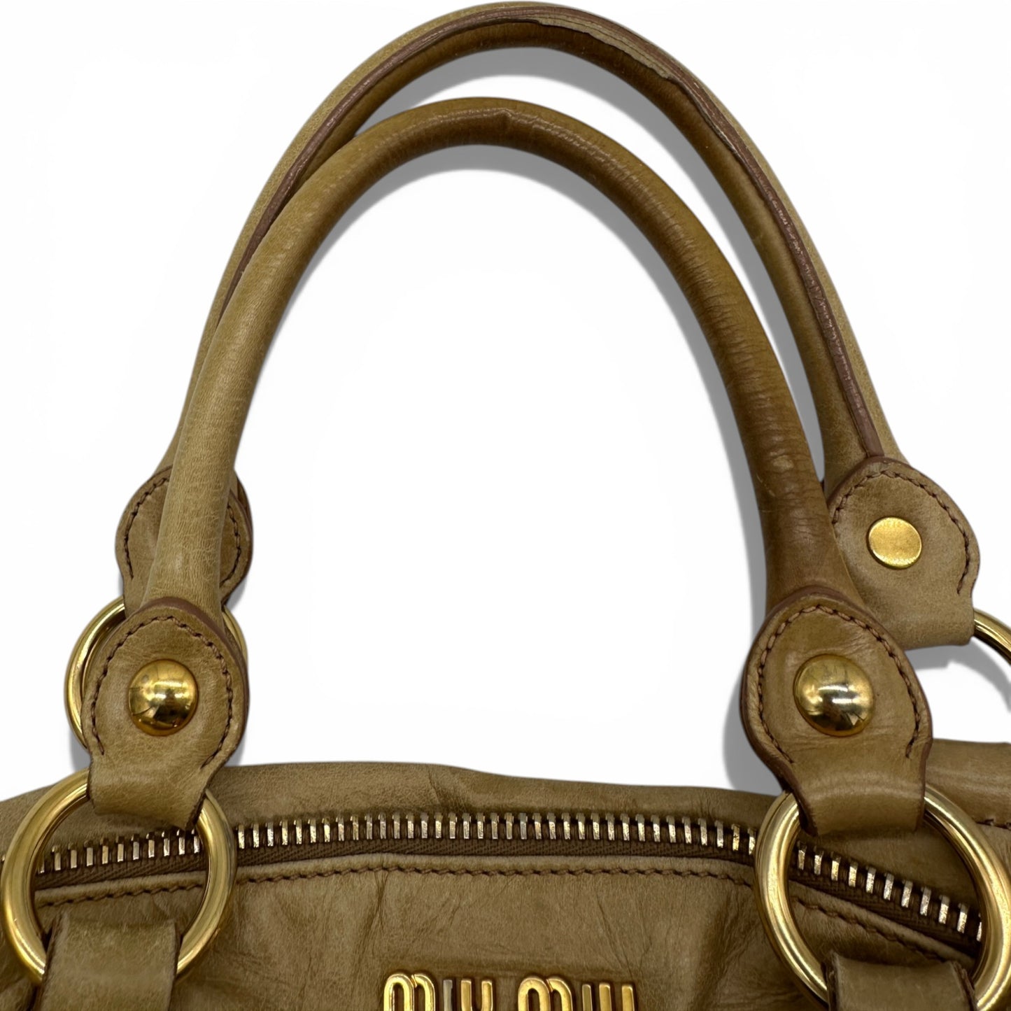 Vintage Miu Miu Vitello Shine Handbag
