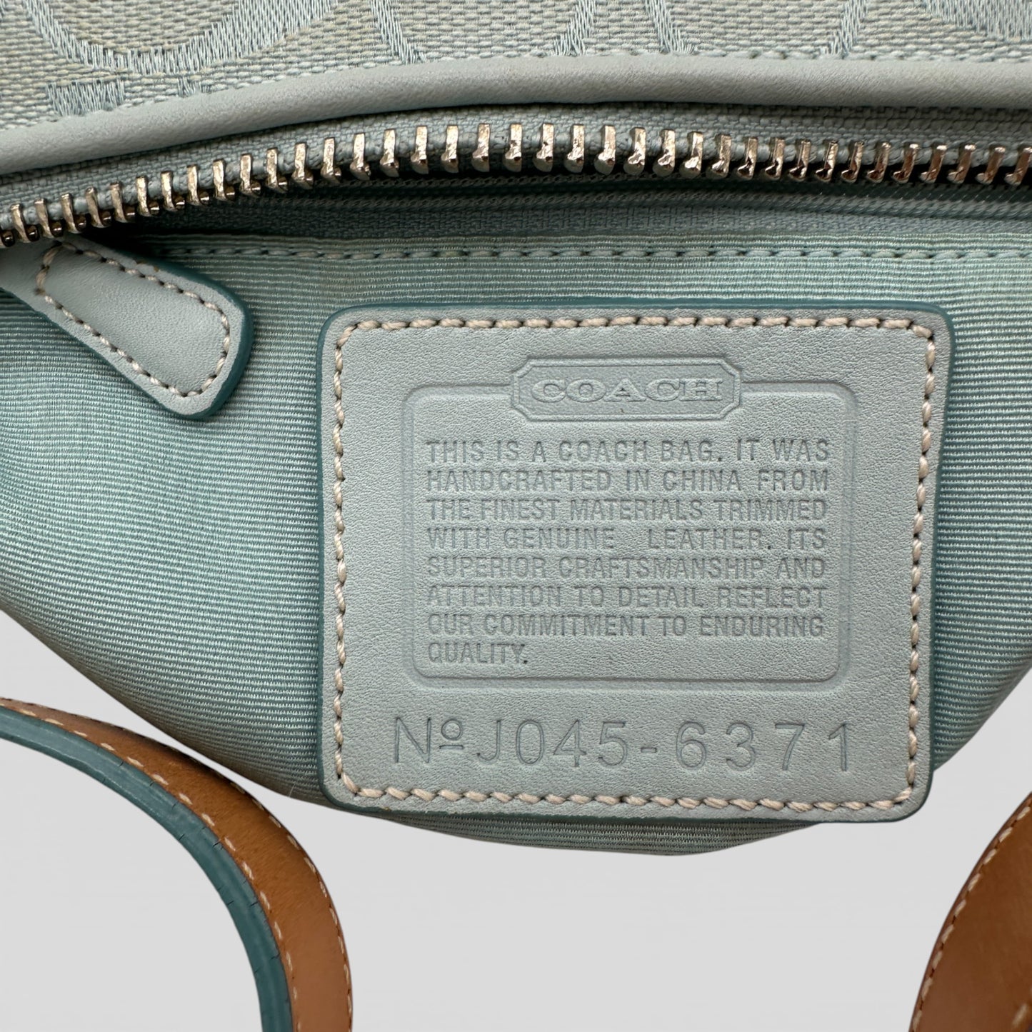 Vintage Coach 6371 East West Shoulder Bag