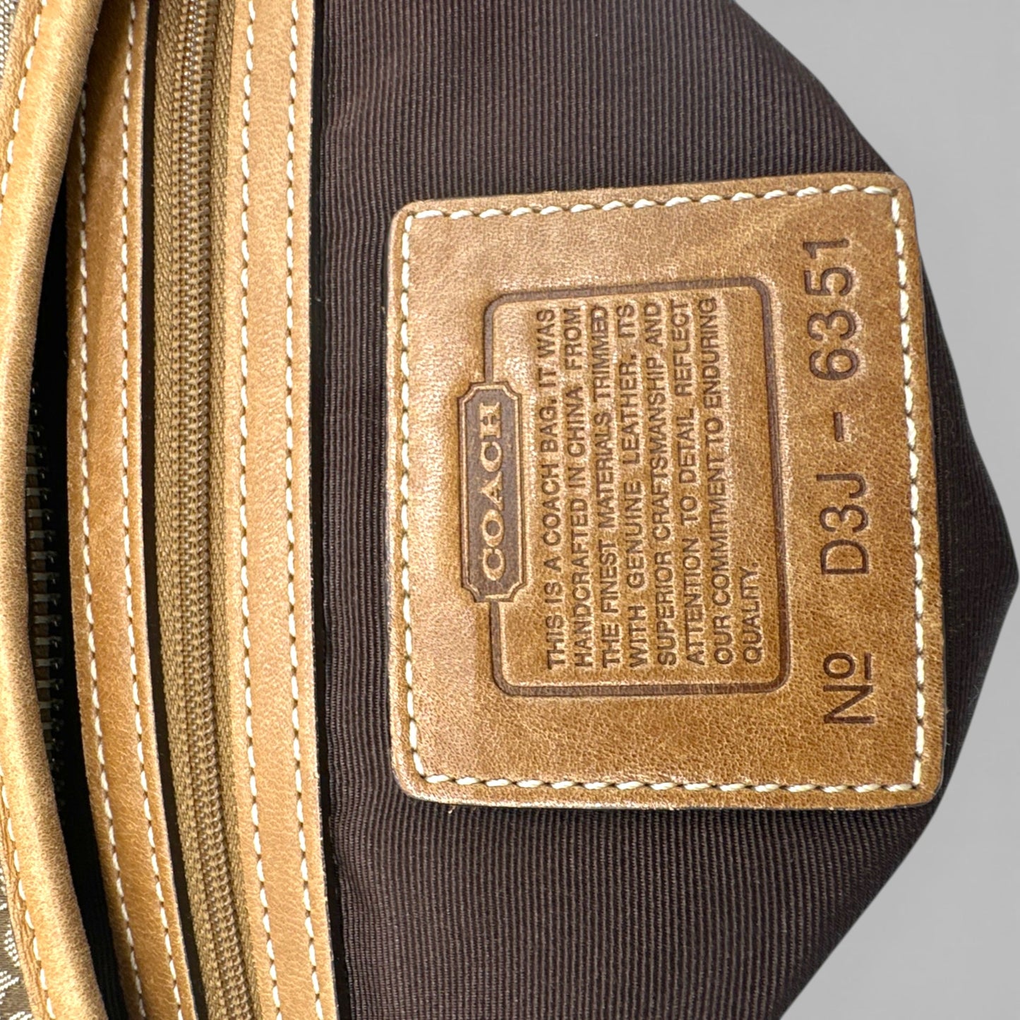 Vintage Coach 6351 Croissant Soho Shoulder Bag
