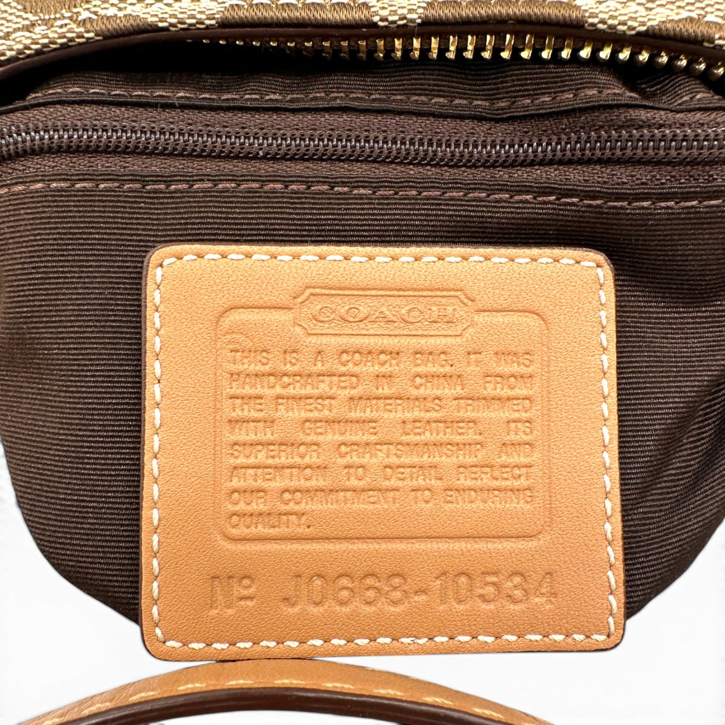 Vintage Coach Hampton Clip 10534 Mini Shoulder Bag