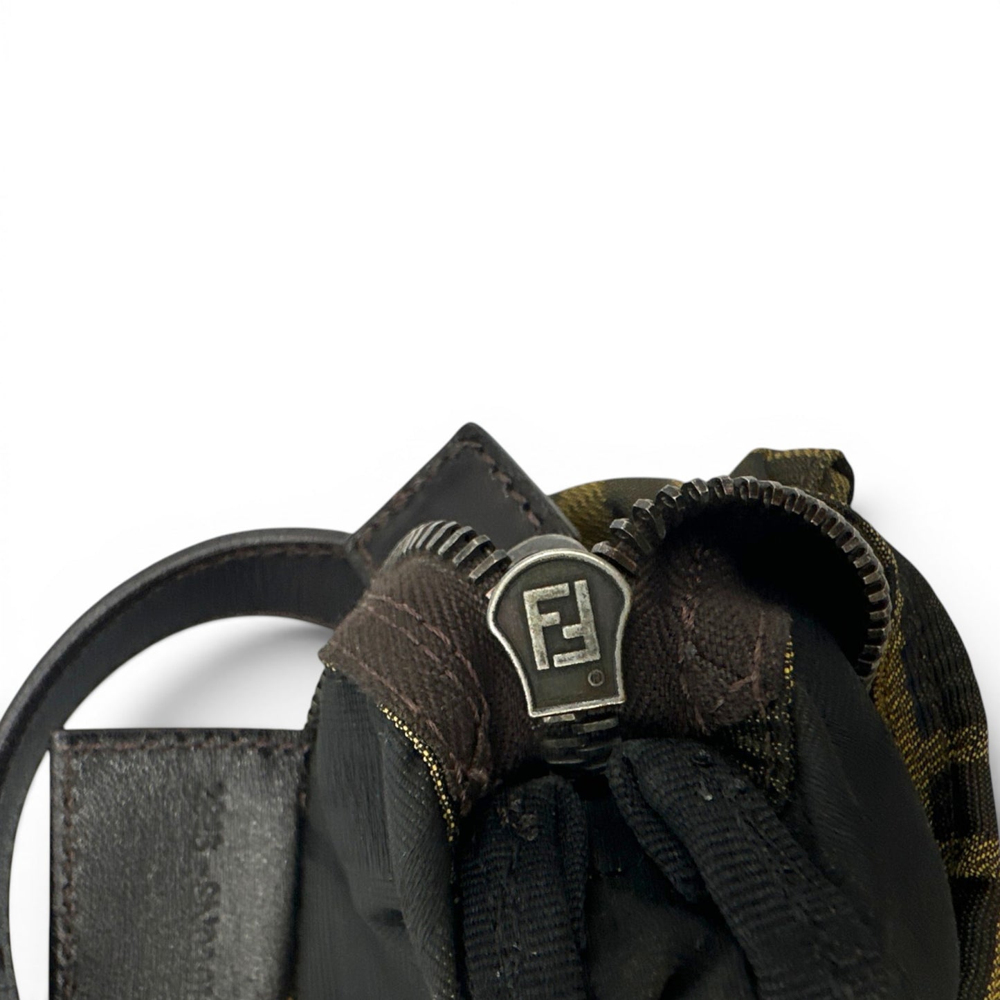 Vintage Fendi Zucca Pouch Handbag
