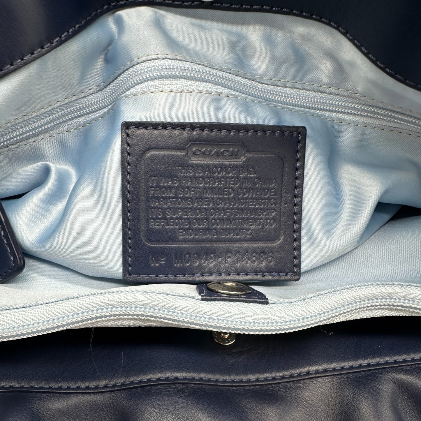 Vintage Coach F14686 Penelope Tote Shoulder Bag