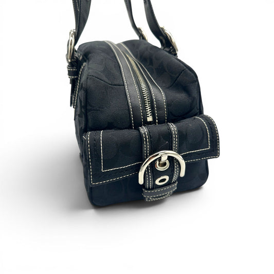 Vintage Coach 10078 Soho Mini Boston Shoulder Bag