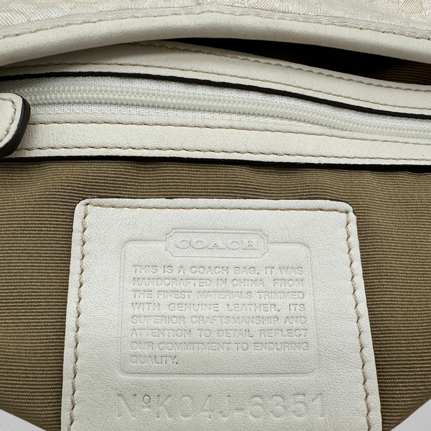 Vintage Coach 6351 Croissant Shoulder Bag