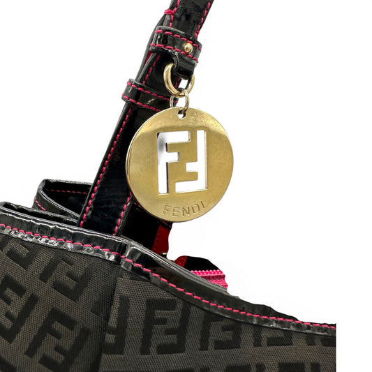 Vintage Fendi Zucchino Chef Hobo Bag