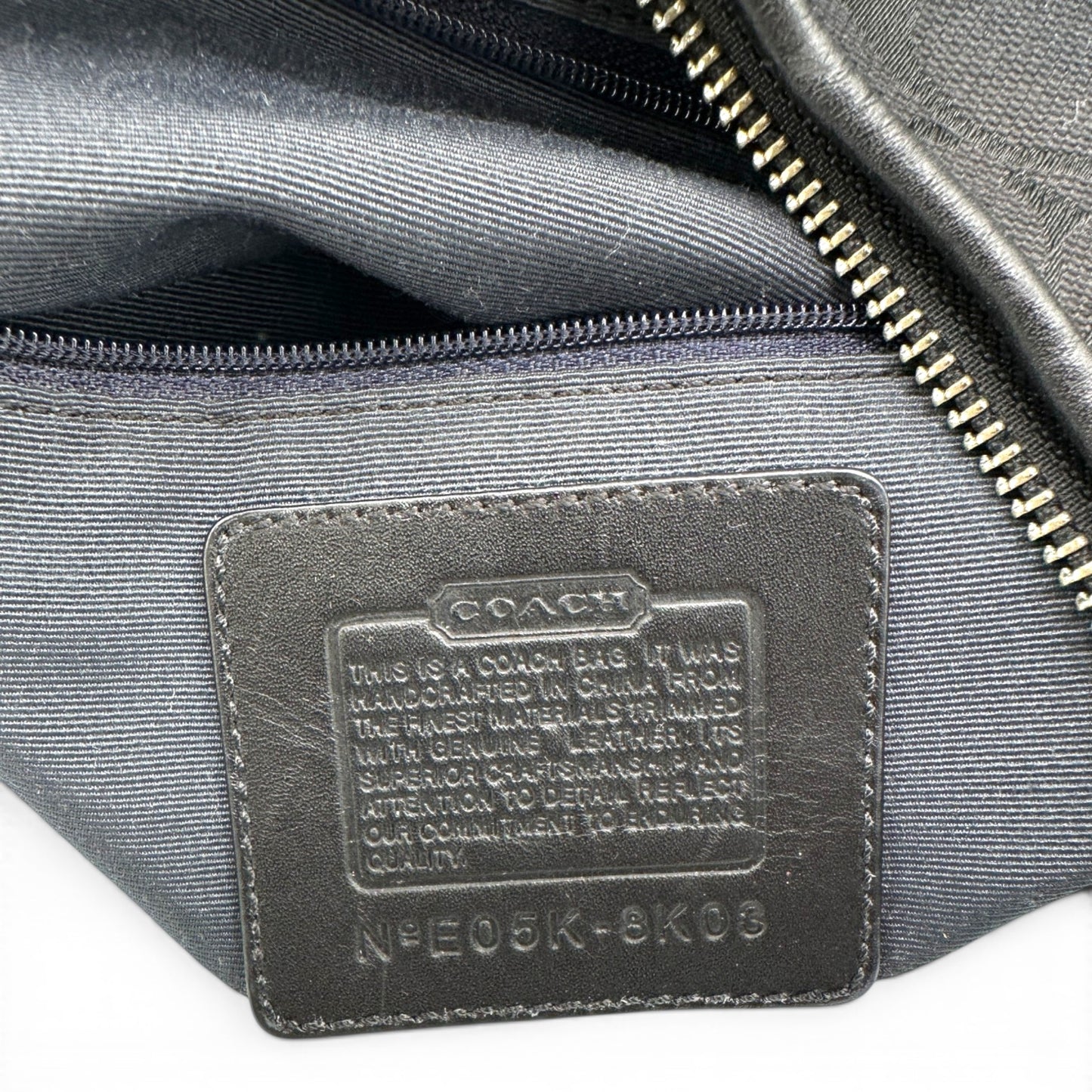 Vintage Coach 8K03 Hampton Clip Shoulder Bag