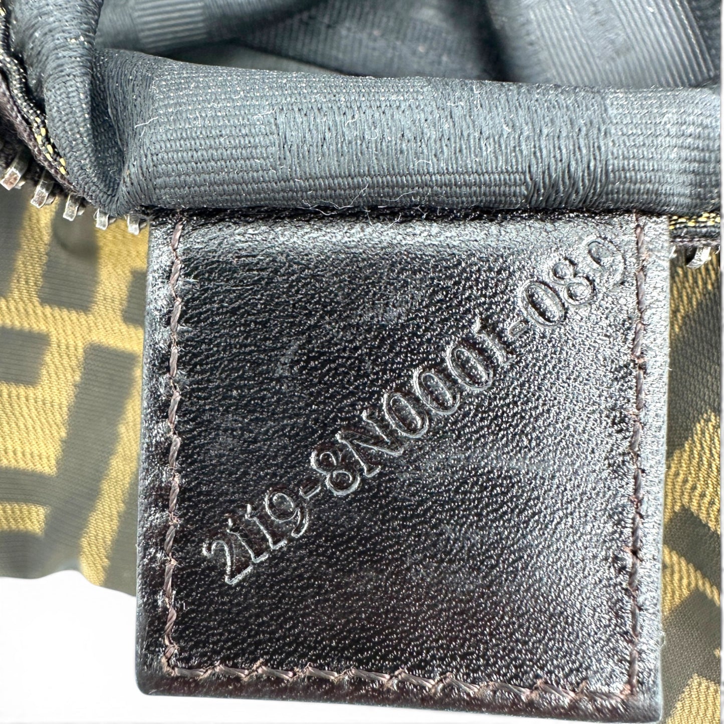Vintage Fendi Zucchino Pouch Handtasche