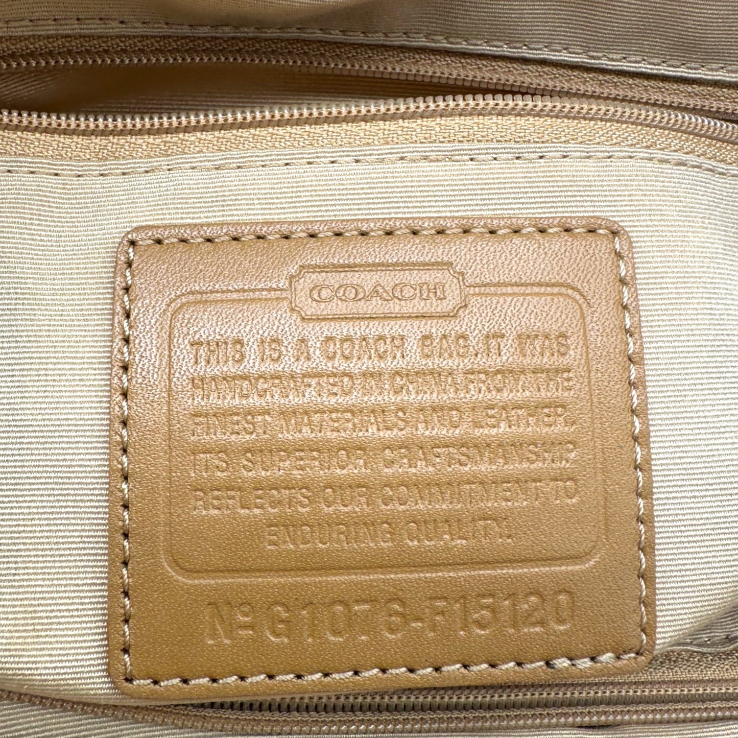Sac cabas vintage Coach F14686 Penelope
