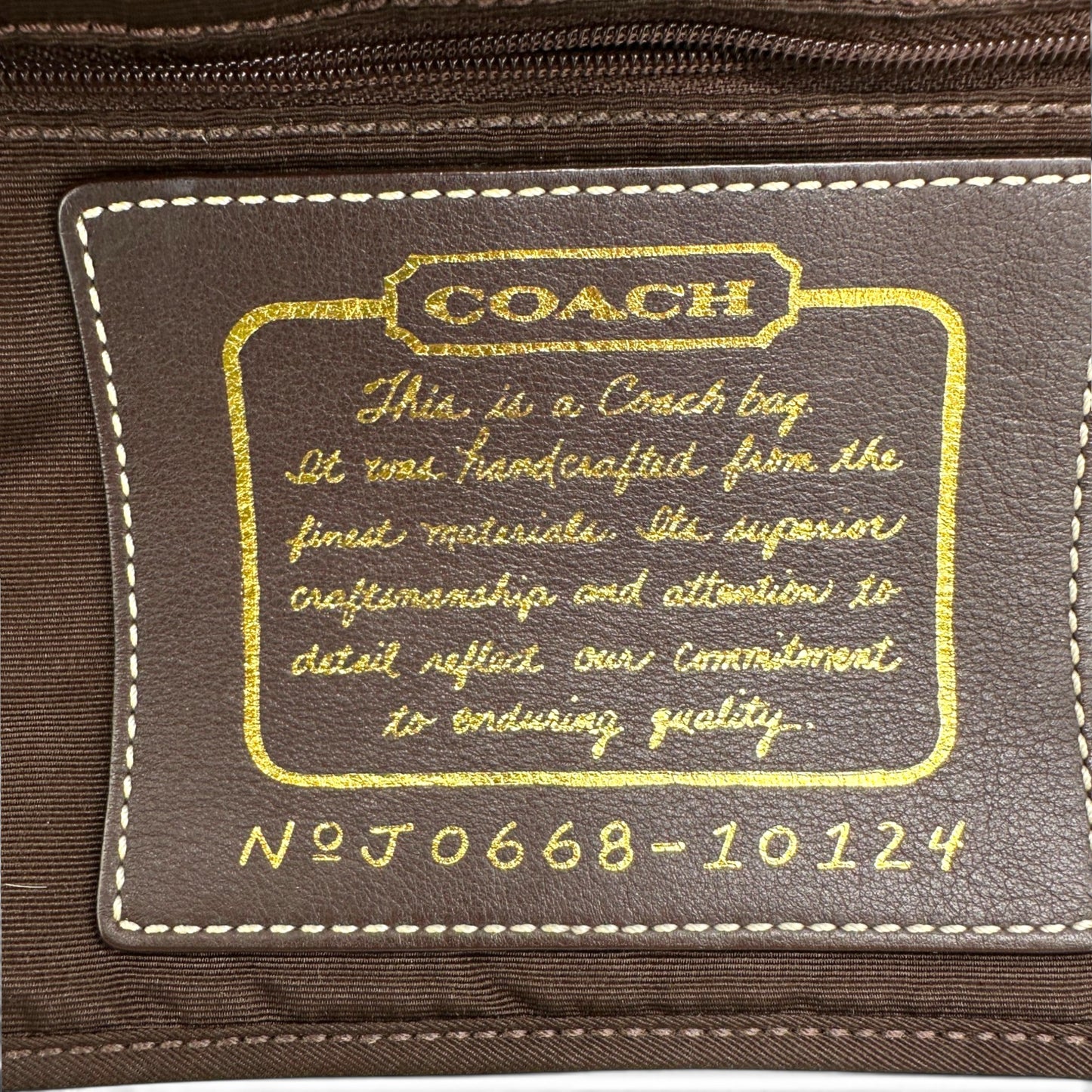 Vintage Coach Gallery 10384 Tote Handtasche