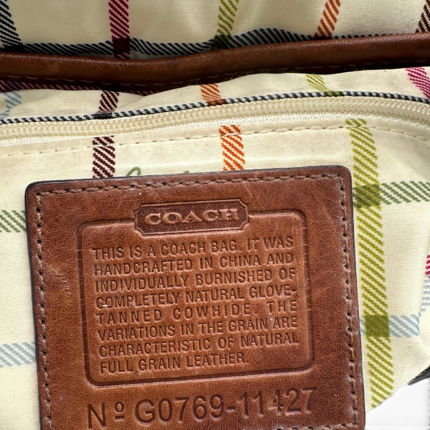 Vintage Coach 11427 Bleecker Shoulder Bag