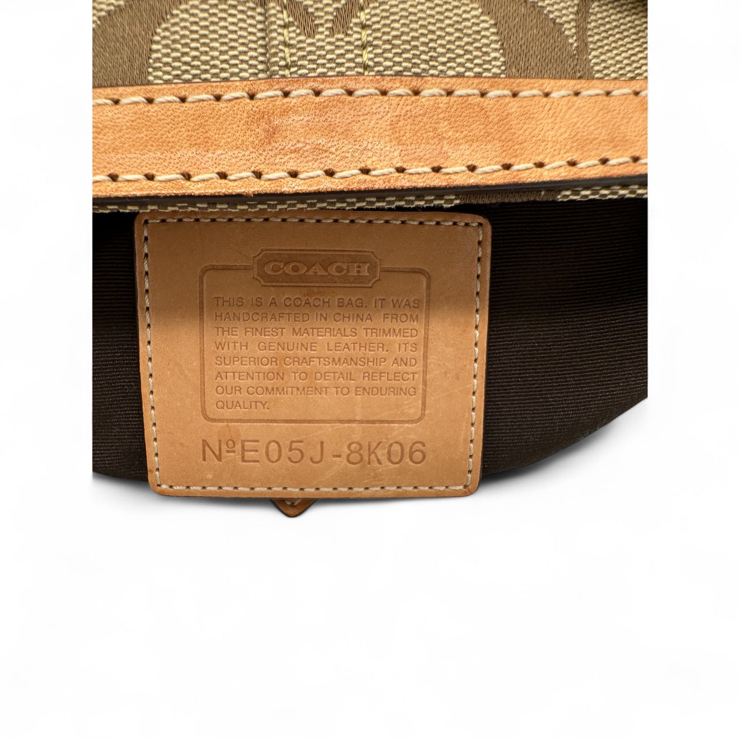 Vintage Coach 8K06 Hampton Clip Handbag