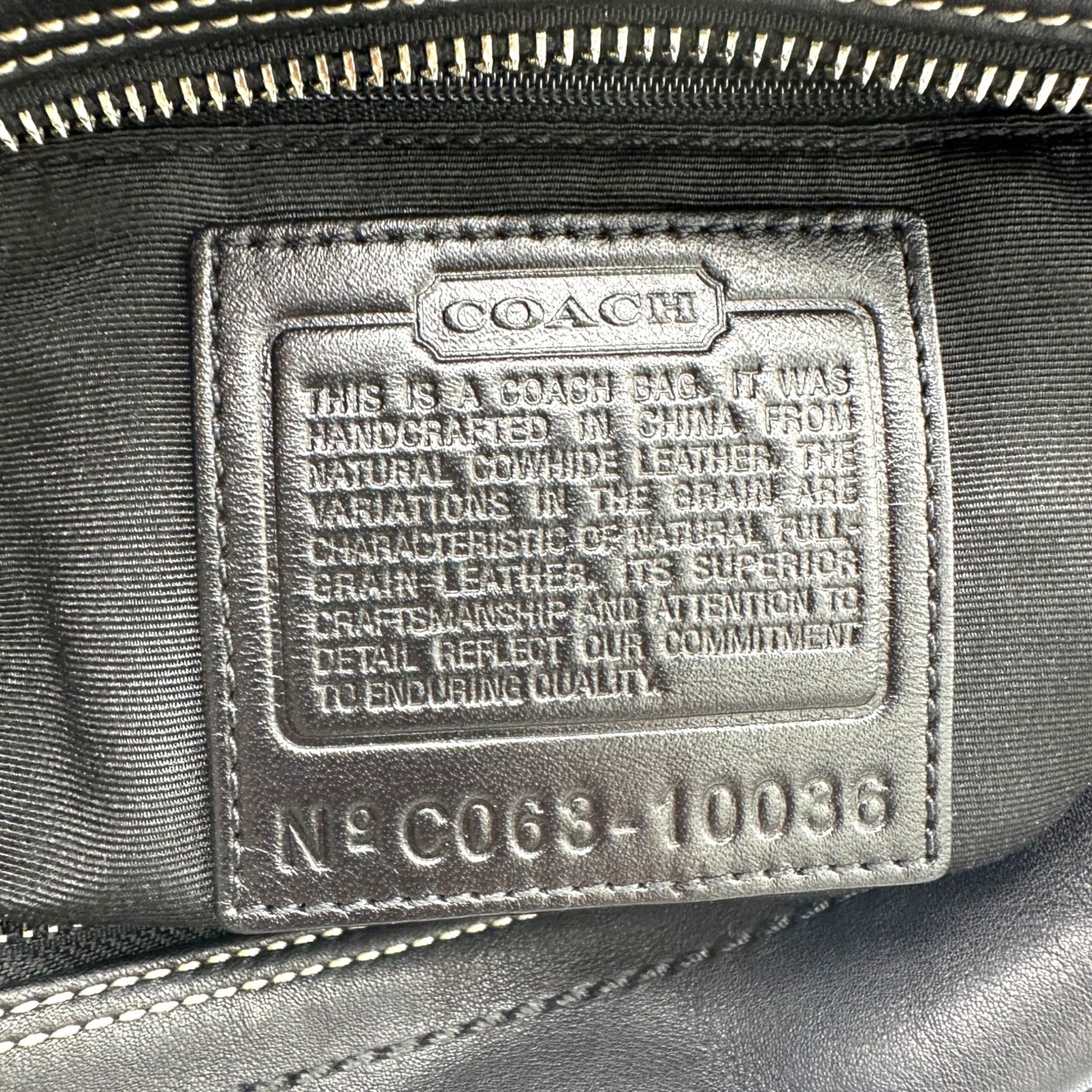 Vintage Coach 10036 Soho Mini Boston Shoulder Bag