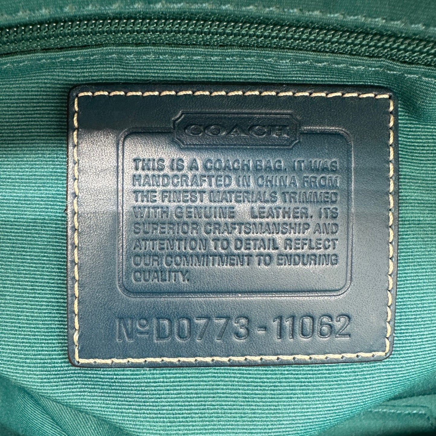 Vintage Coach 11062 Turnlock Handtasche