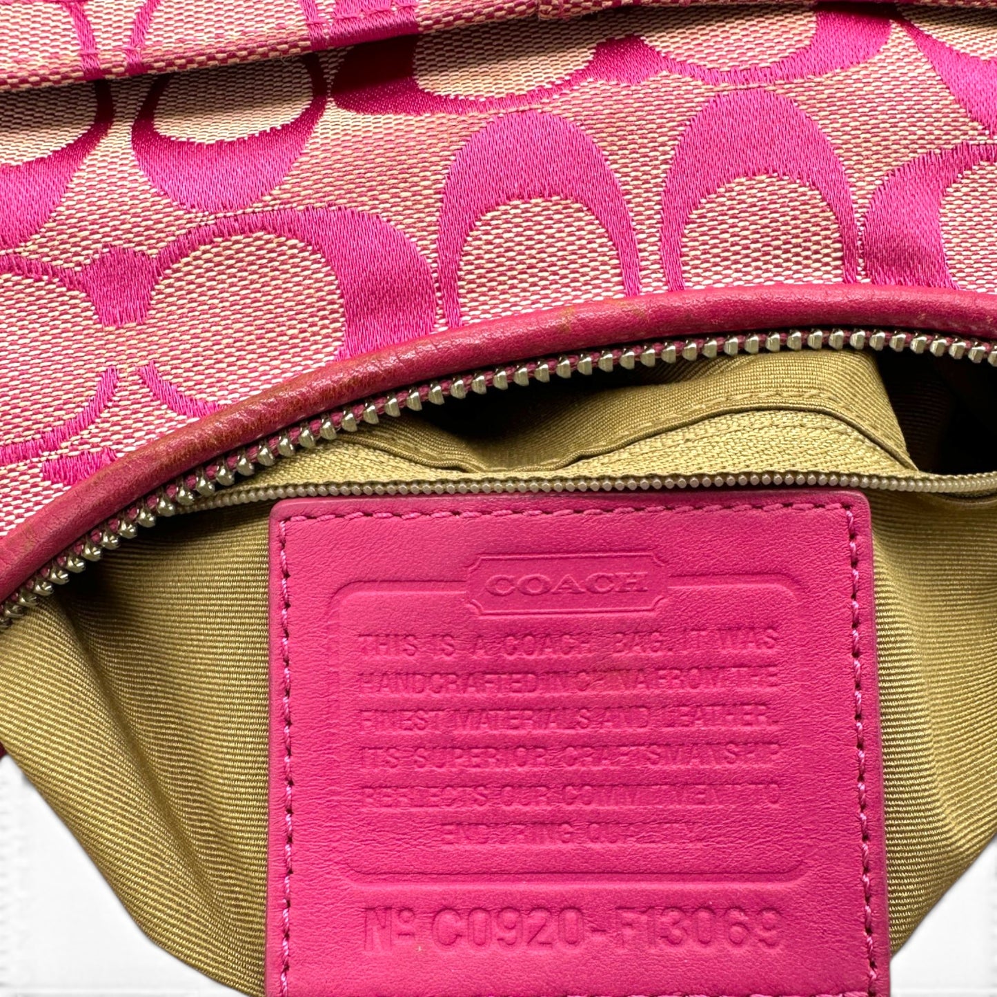 Vintage Coach 6094 Demi Schultertasche